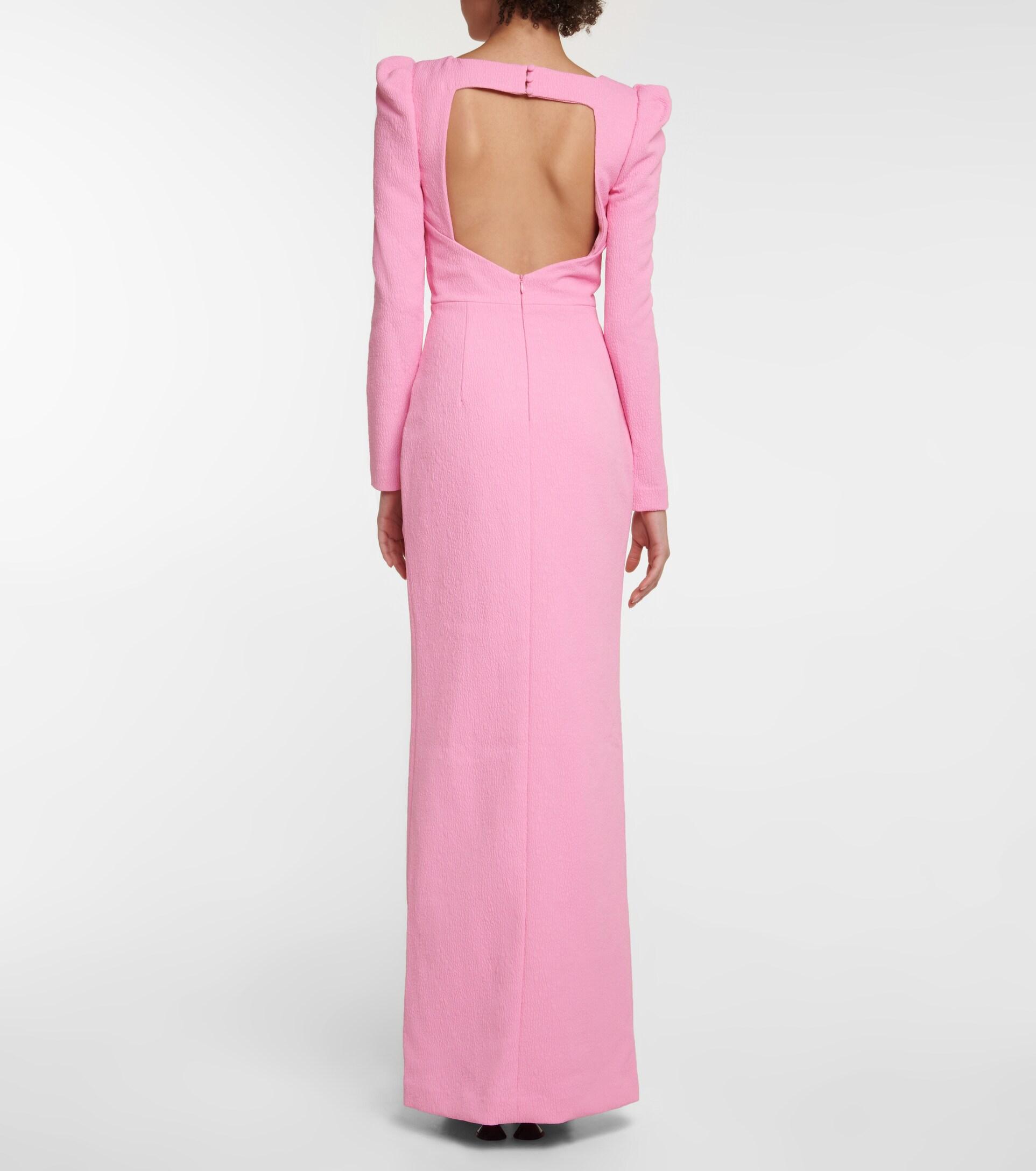 Rebecca Vallance Jaclyn Cutout Crêpe Gown in Pink | Lyst