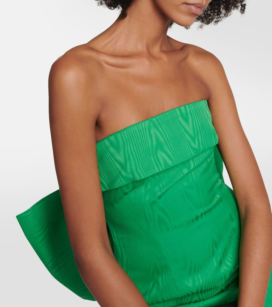 Rebecca Vallance Abigail Crepe Minidress in Green | Lyst