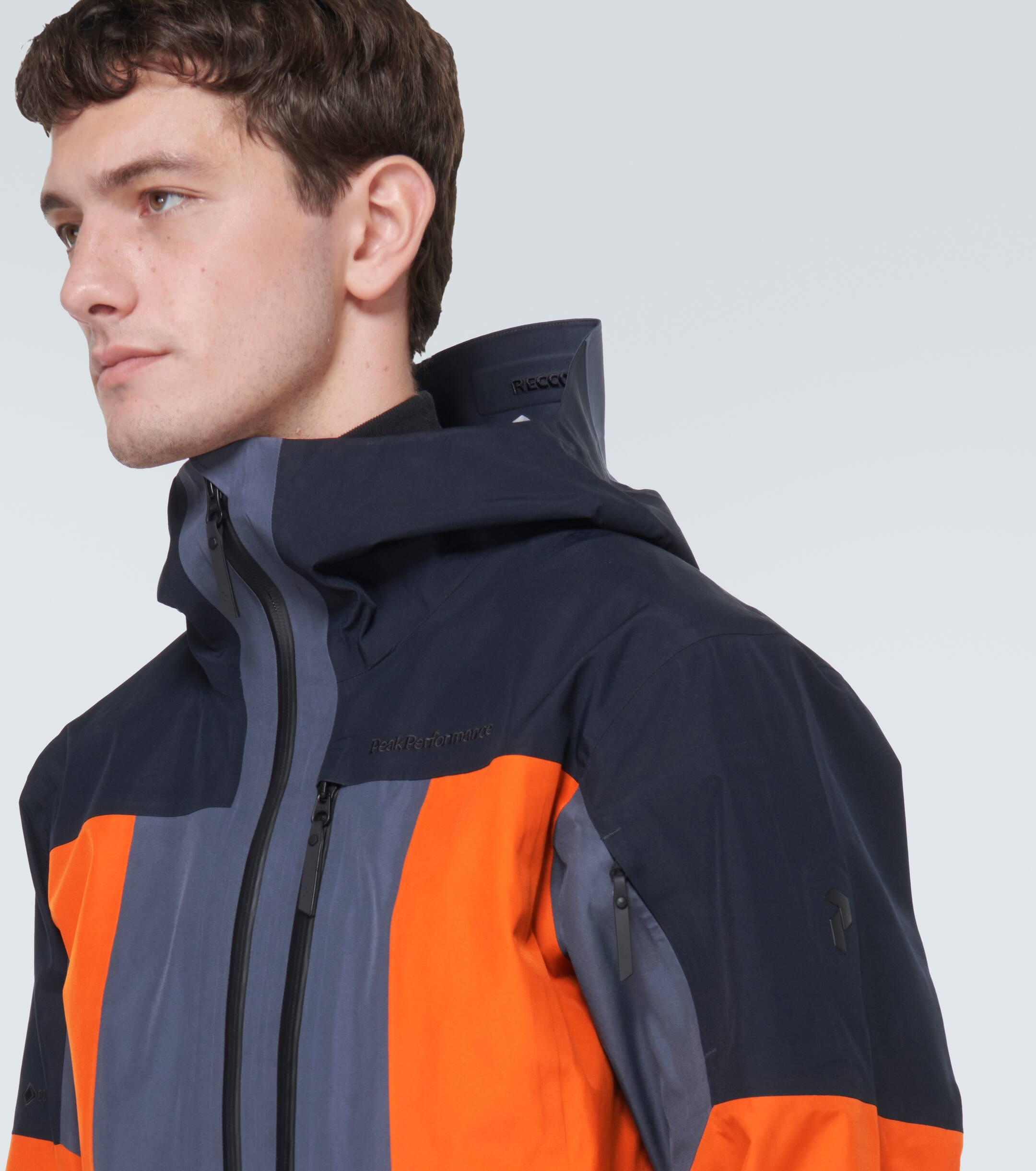 Peak Performance Gravity Gore-tex® Ski Jacket in Orange for Peak Performance Gravity Gore-tex® Ski Jacket in Orange for
