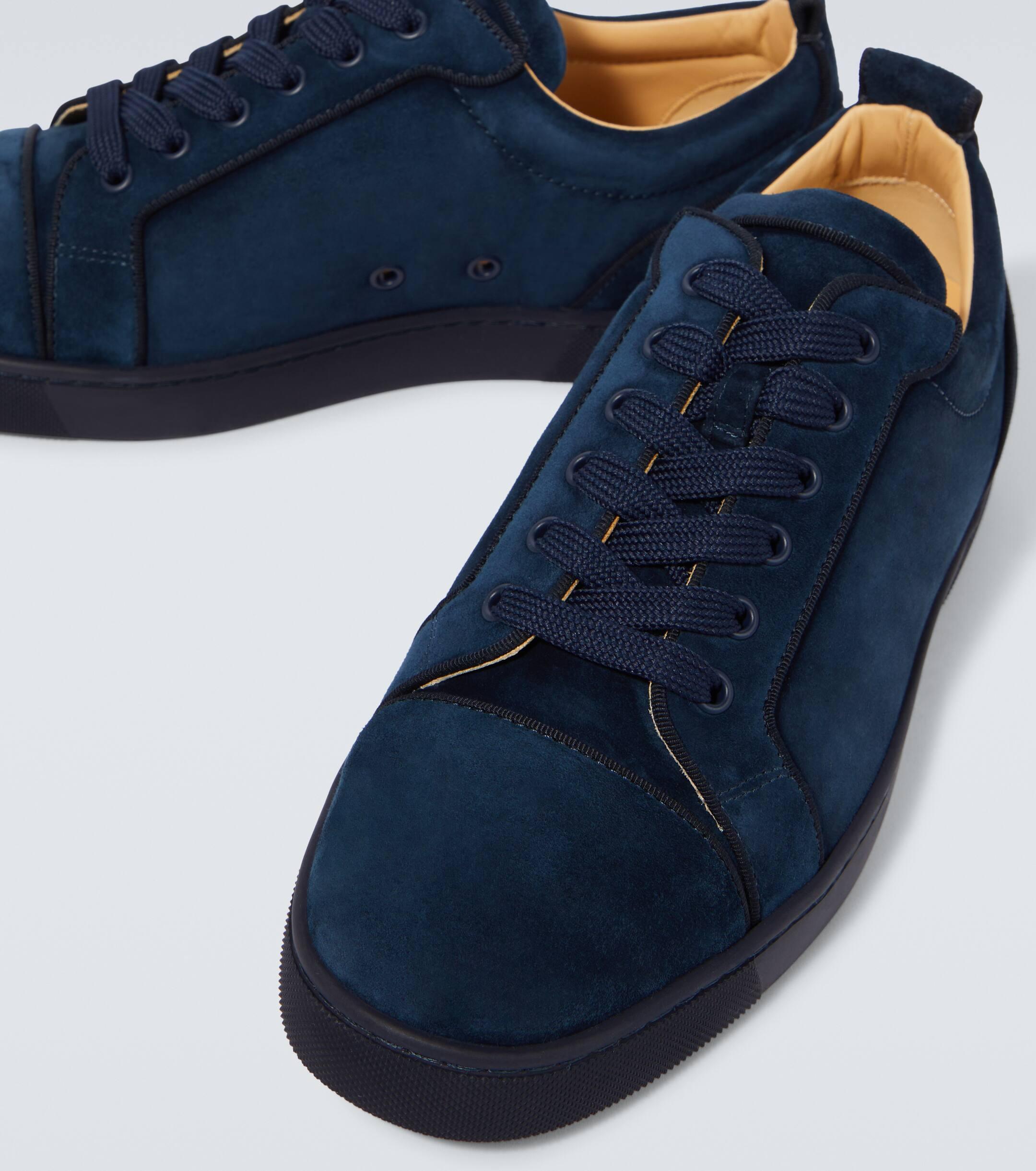 Blue suede cheap louboutin