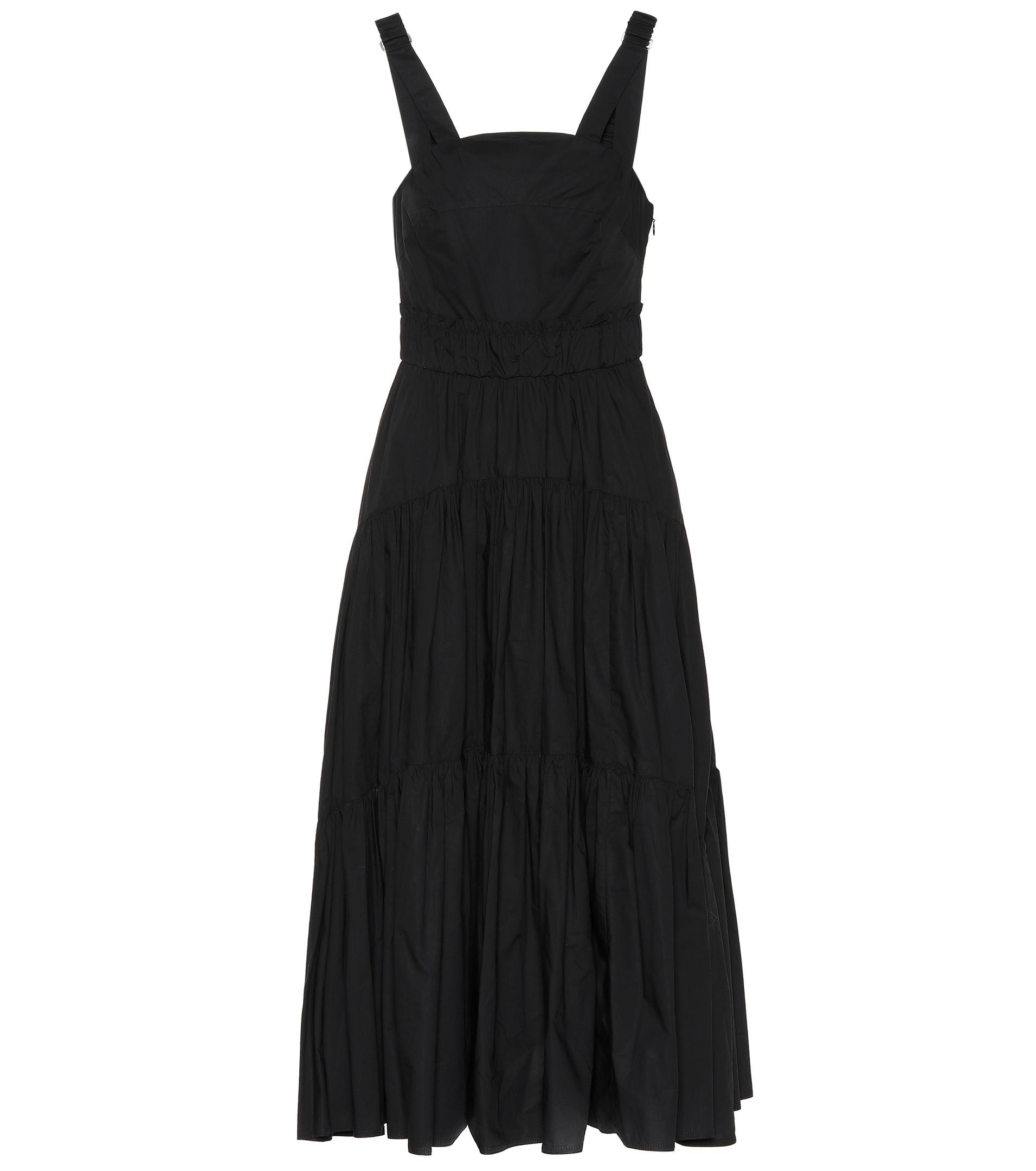Proenza Schouler Cotton Dress in Black - Lyst