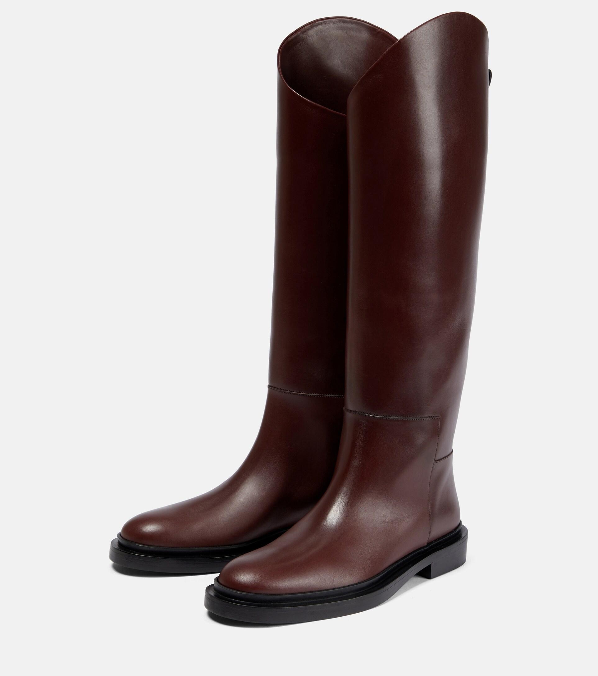 No heel deals riding boots