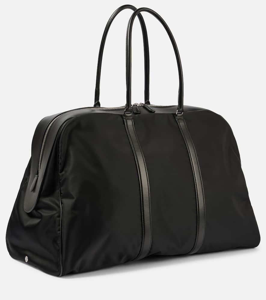 エレガント★THE ROW E/W leather duffel bag George Duffle Black in Leather – The Row