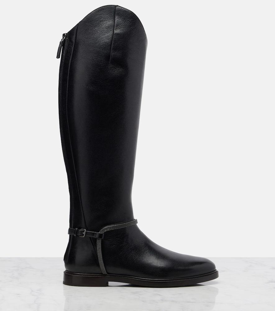 ロングブーツ BRUNELLO CUCINELLI Suede boots with Monili detail Brunello Cucinelli Suede Boots With Monili Detail | italist