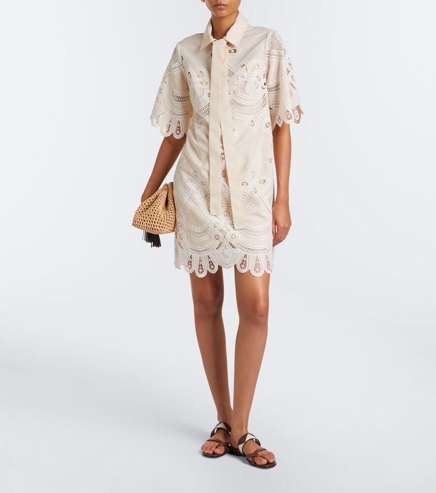 elie saab floral lace short dress Elie Saab Short wedding dress