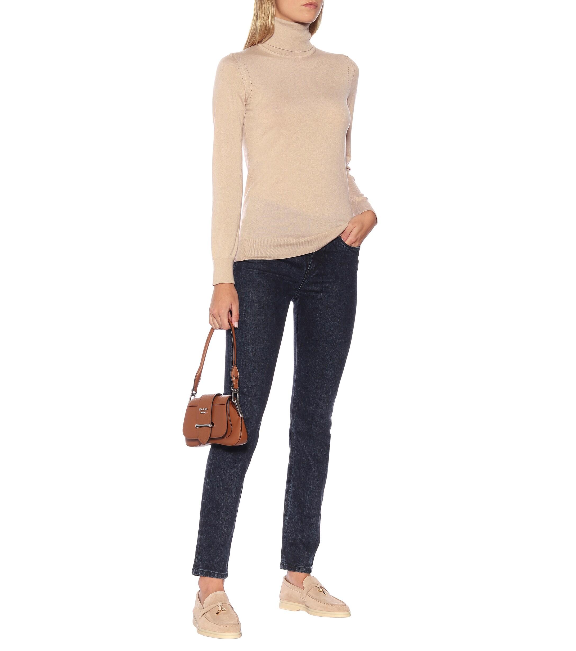 Loro Piana Summer Charms Walk Suede Loafers in Natural | Lyst UK