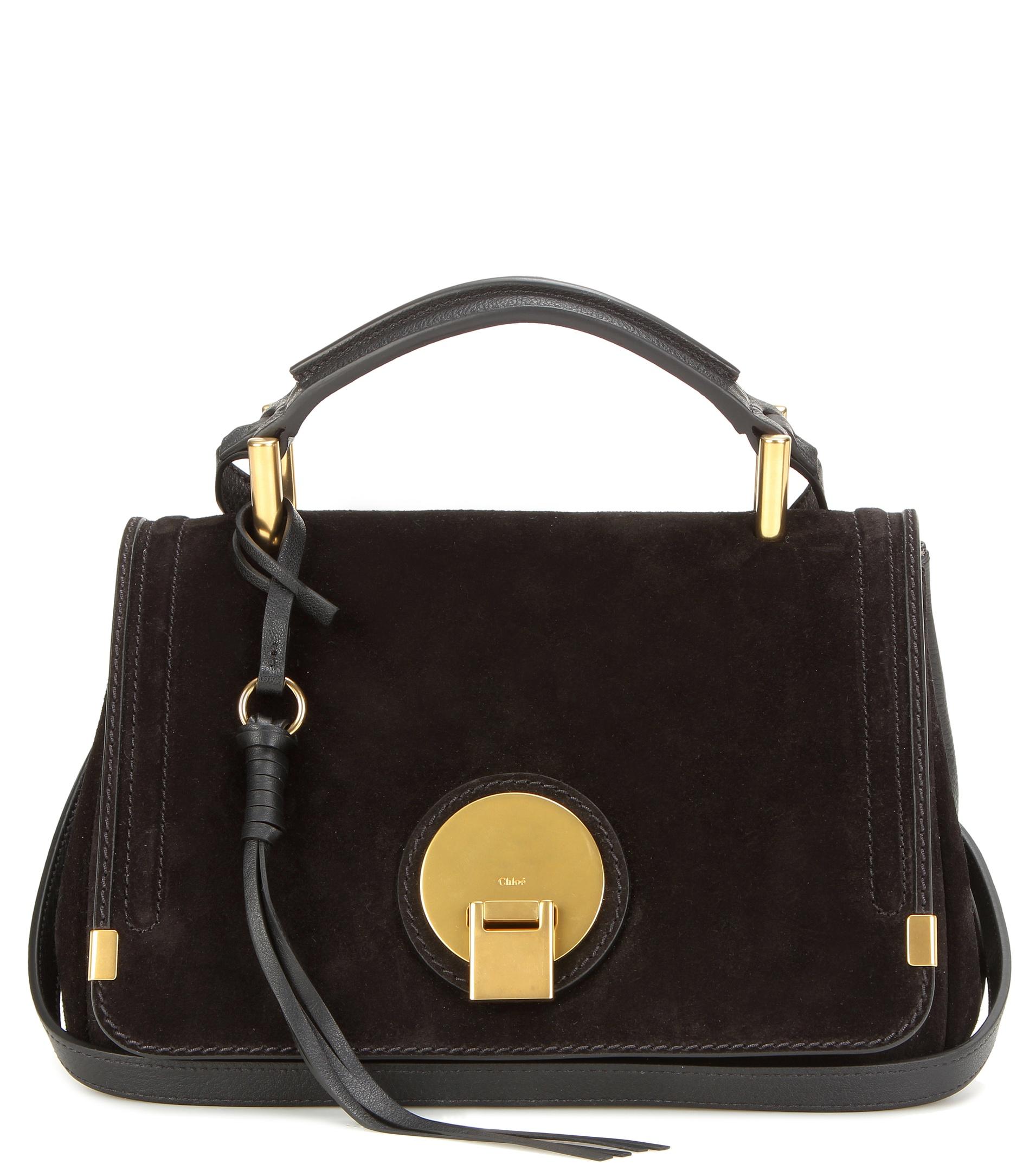 chloe suede shoulder bag