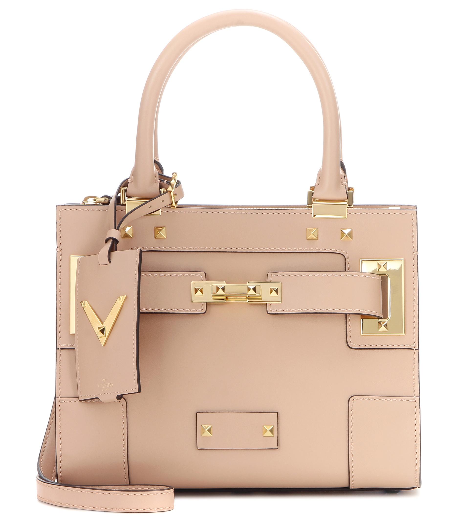 Valentino Garavani My Rockstud Small Embellished Leather Shoulder Bag