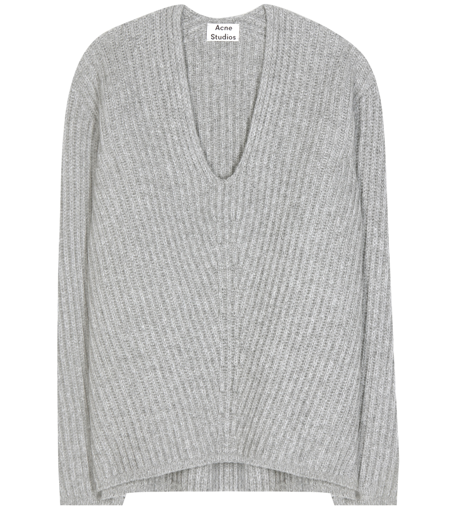 Acne Studios Deborah Wool Sweater in Grey (Gray) - Lyst