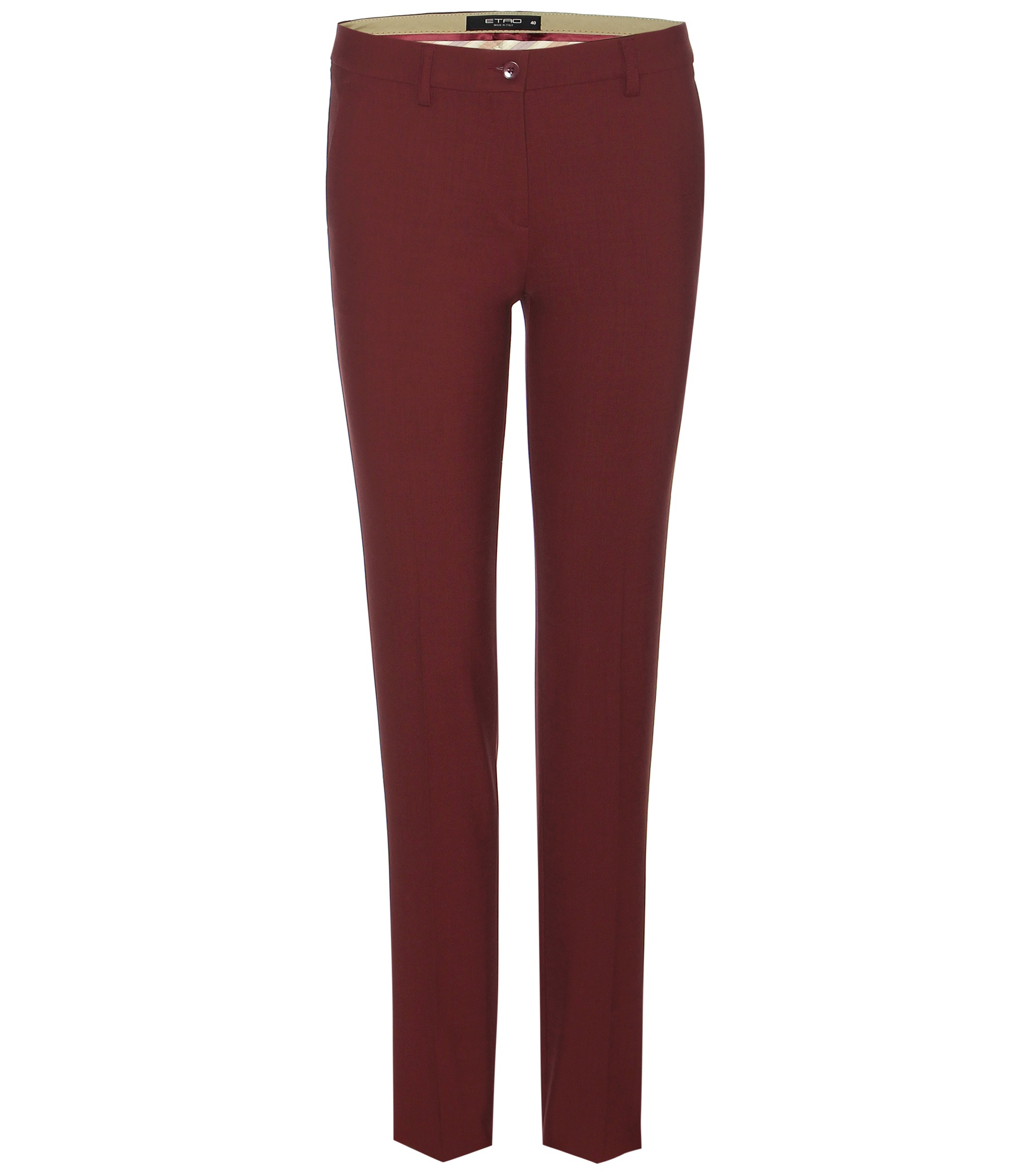 Lyst Etro Wool Trousers in Red