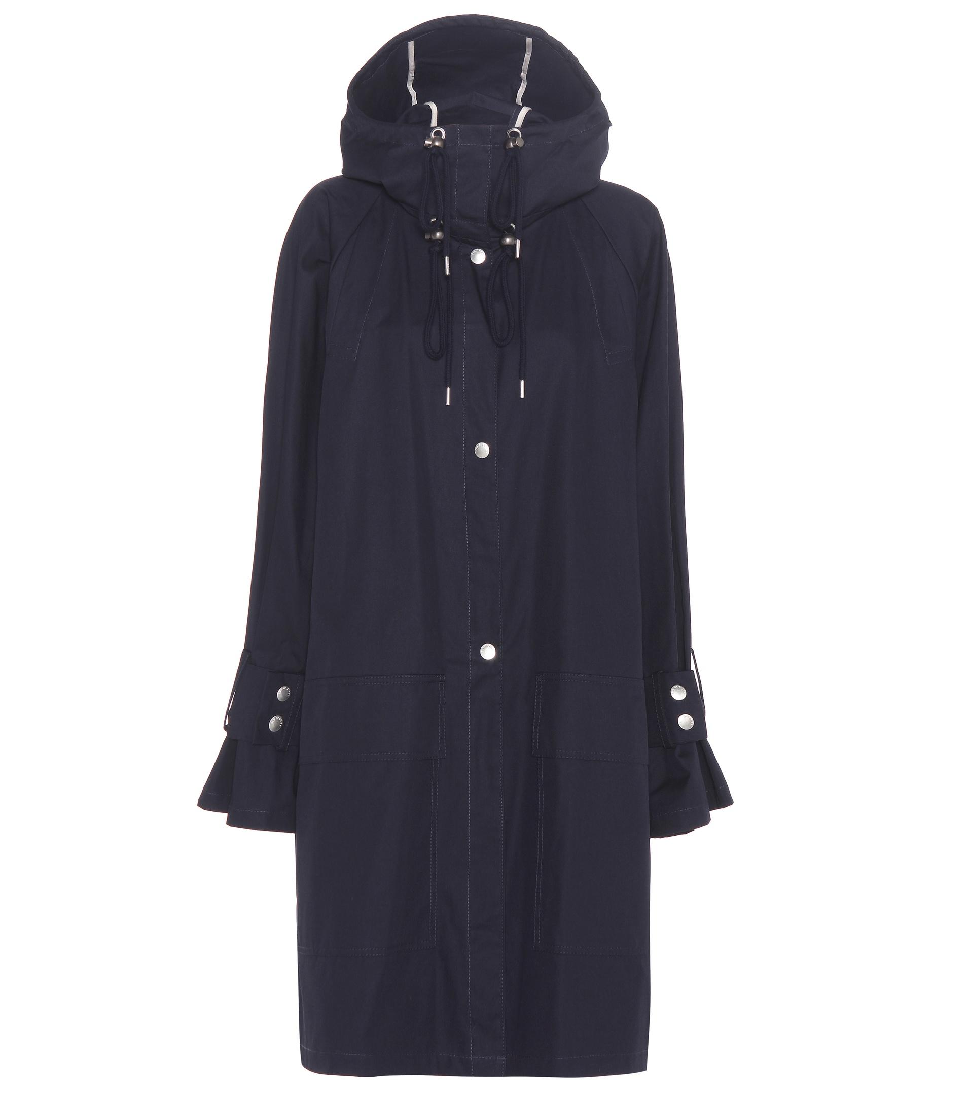 See By Chloé Cotton Parka in Blue Lyst