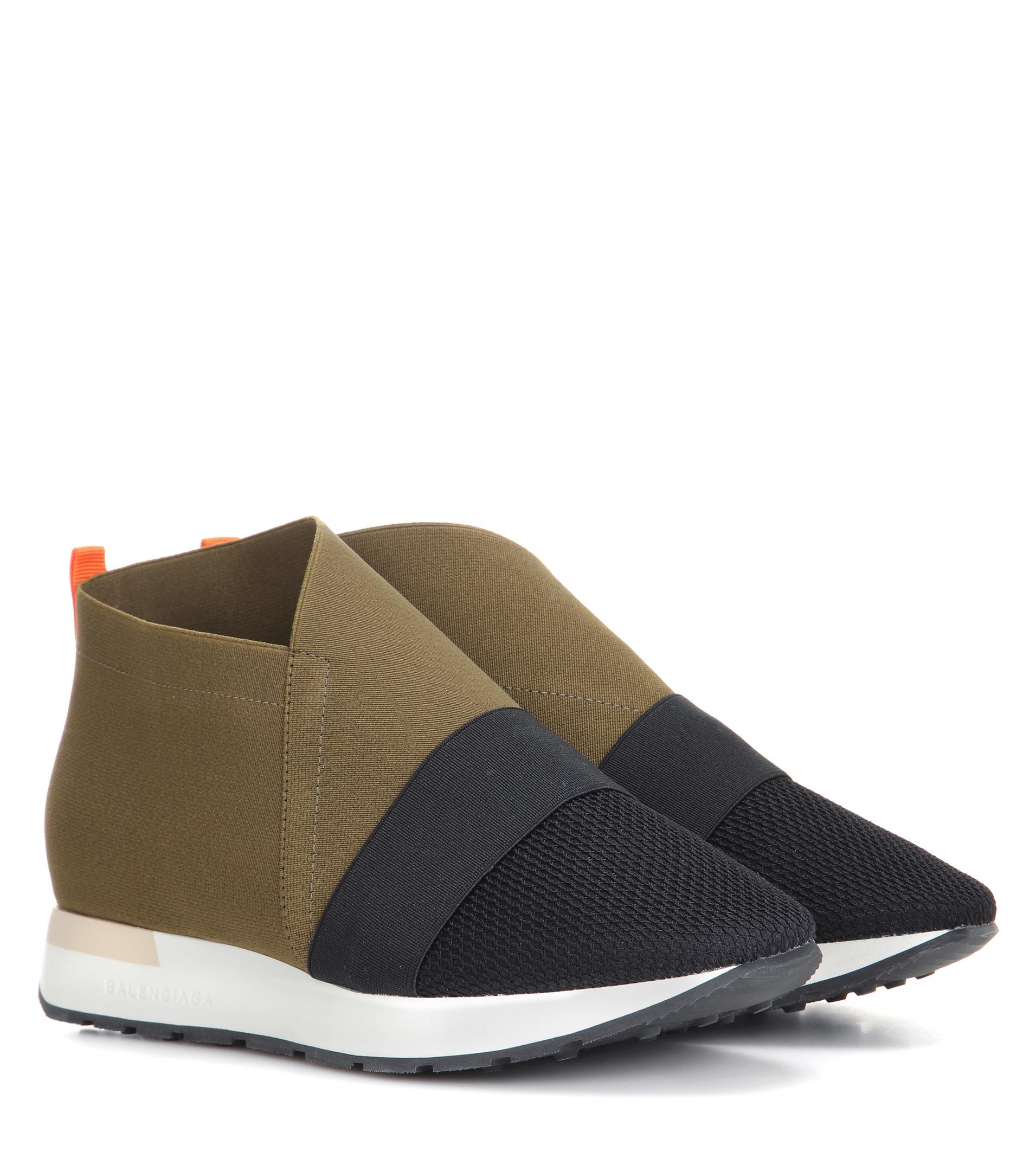 balenciaga colorblock race sneakers