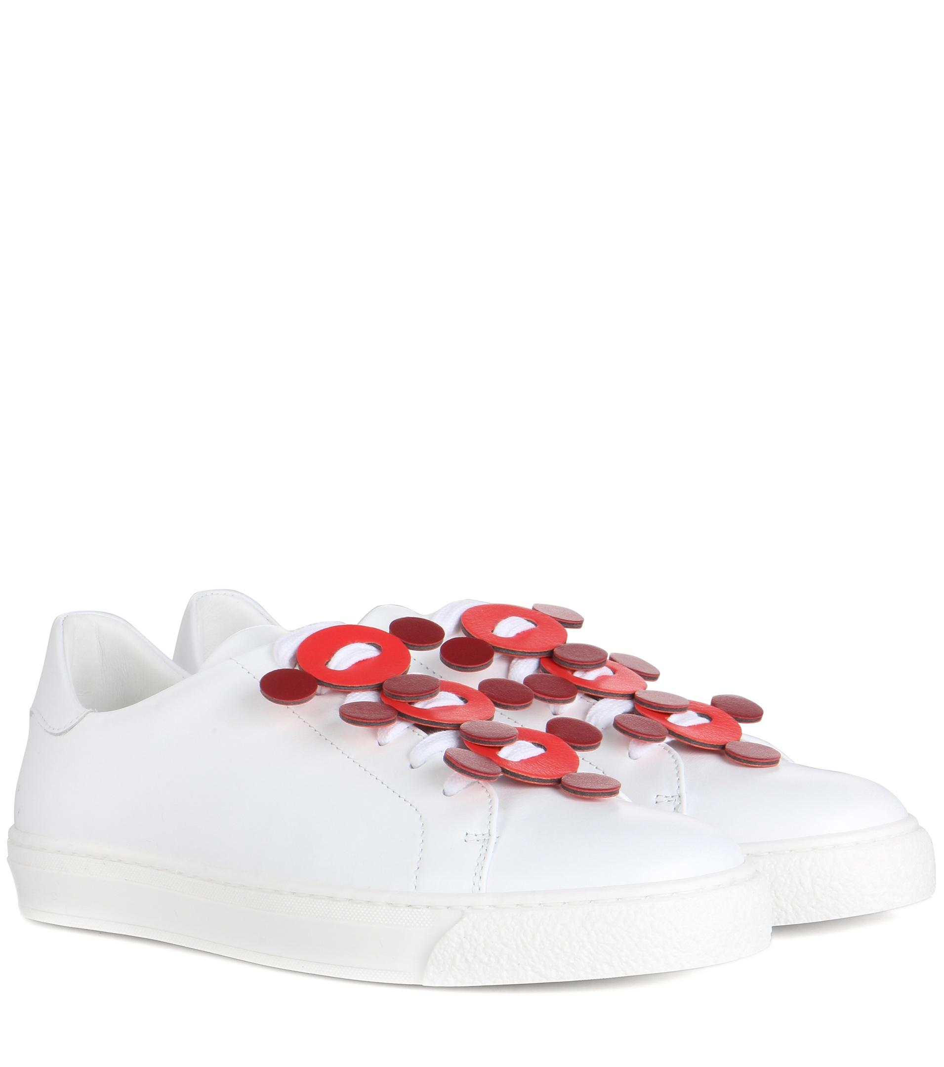 Anya Hindmarch Apex Tennis Shoe in Red Lyst