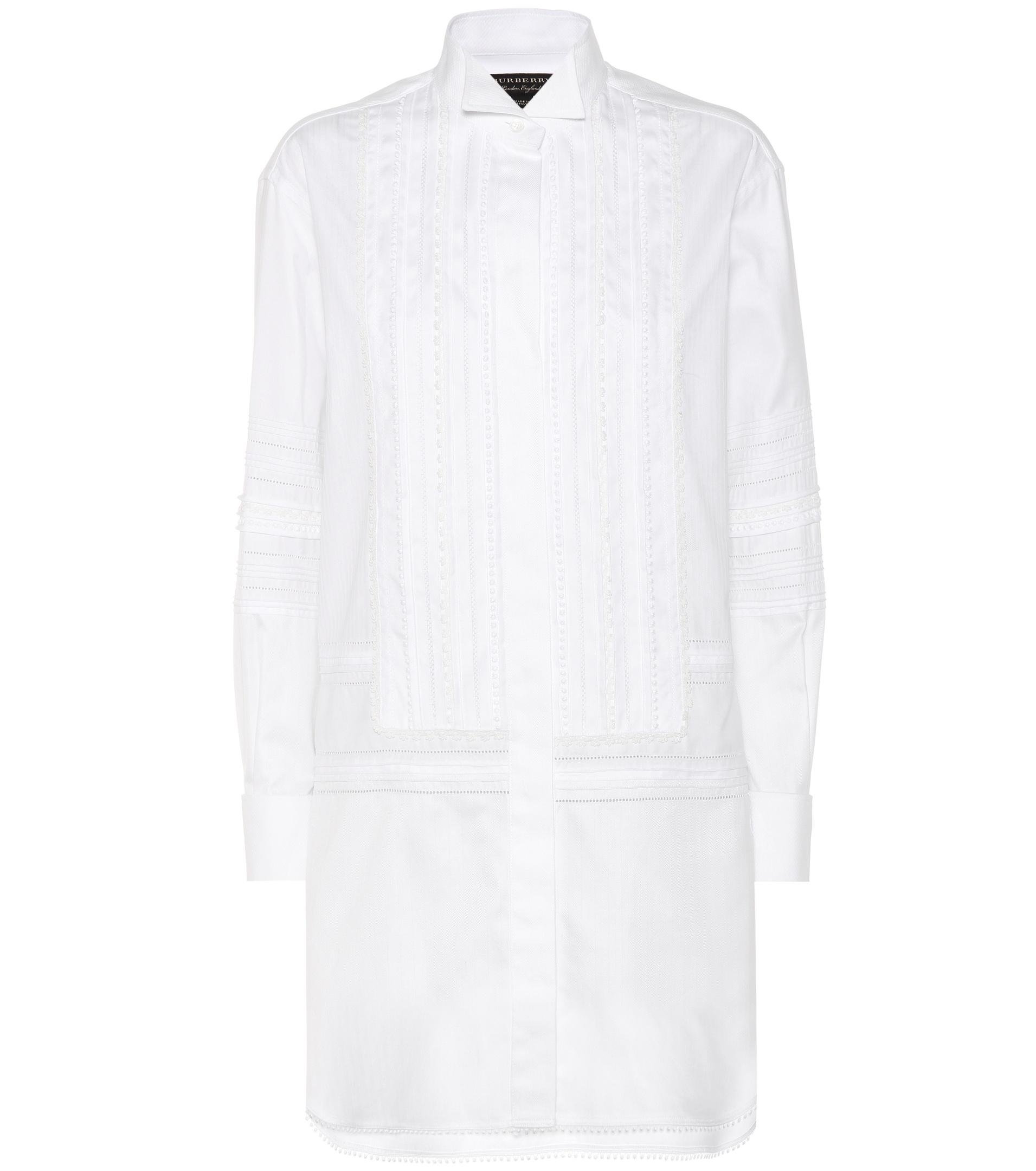 burberry white dress shirt