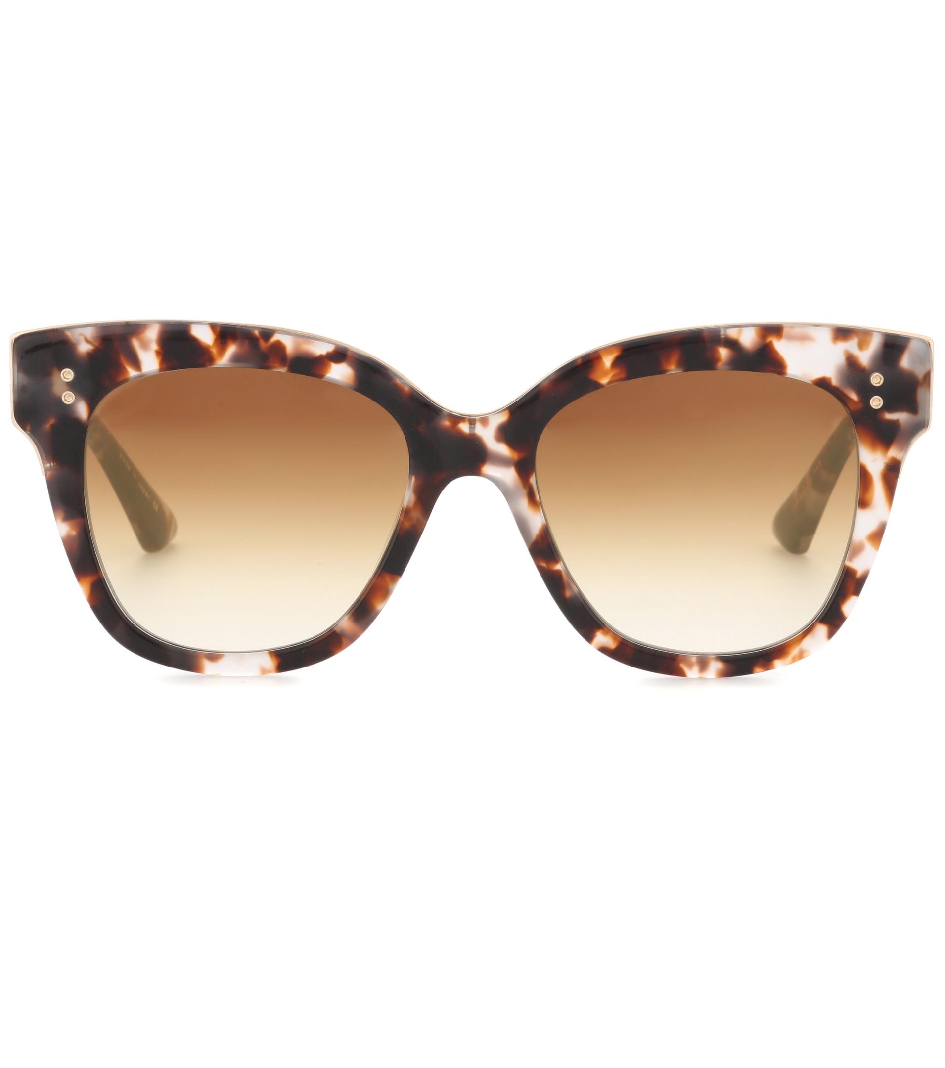 Dita eyewear Daytripper Cateye Sunglasses in Brown Lyst