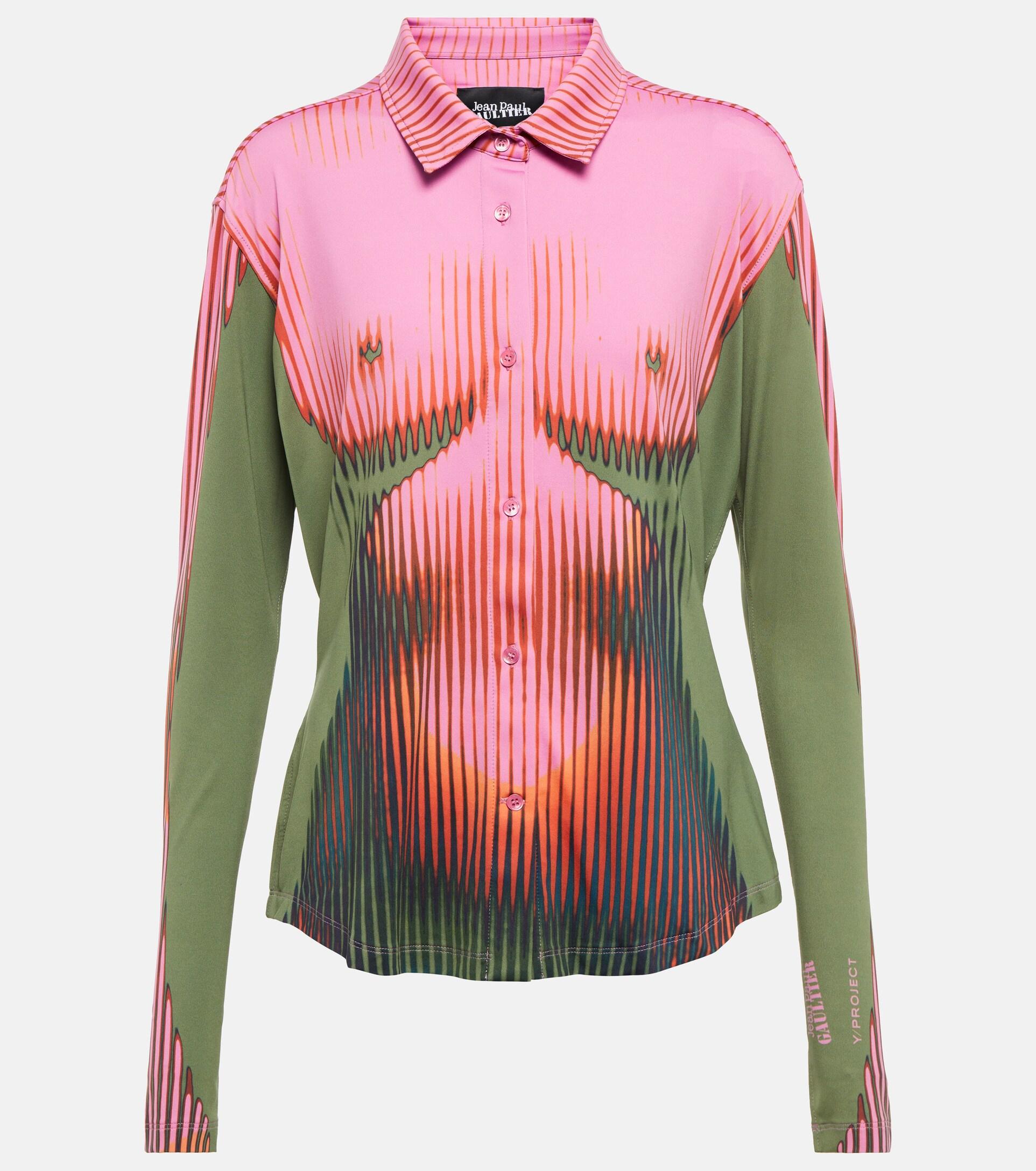 Y. Project X Jean Paul Gaultier Body Morph Shirt in Pink | Lyst