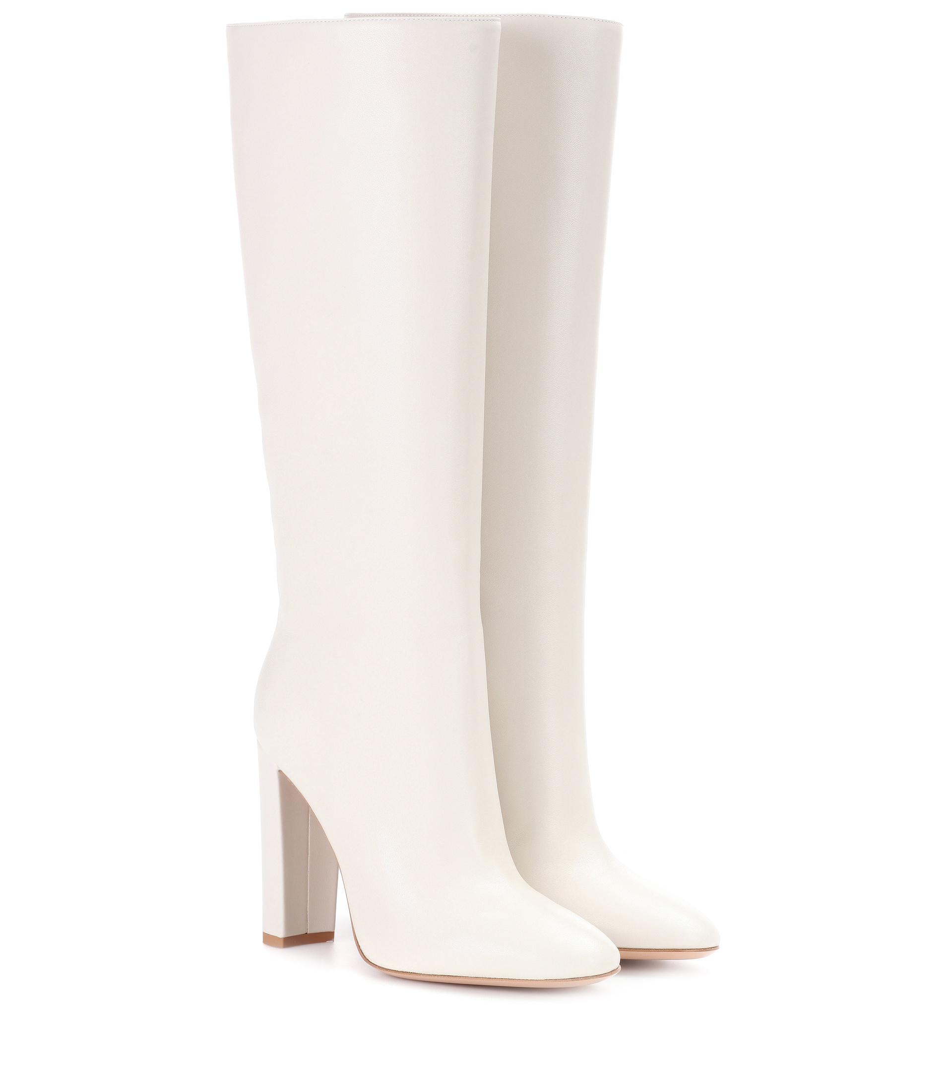 gianvito rossi laura 85 leather knee boots