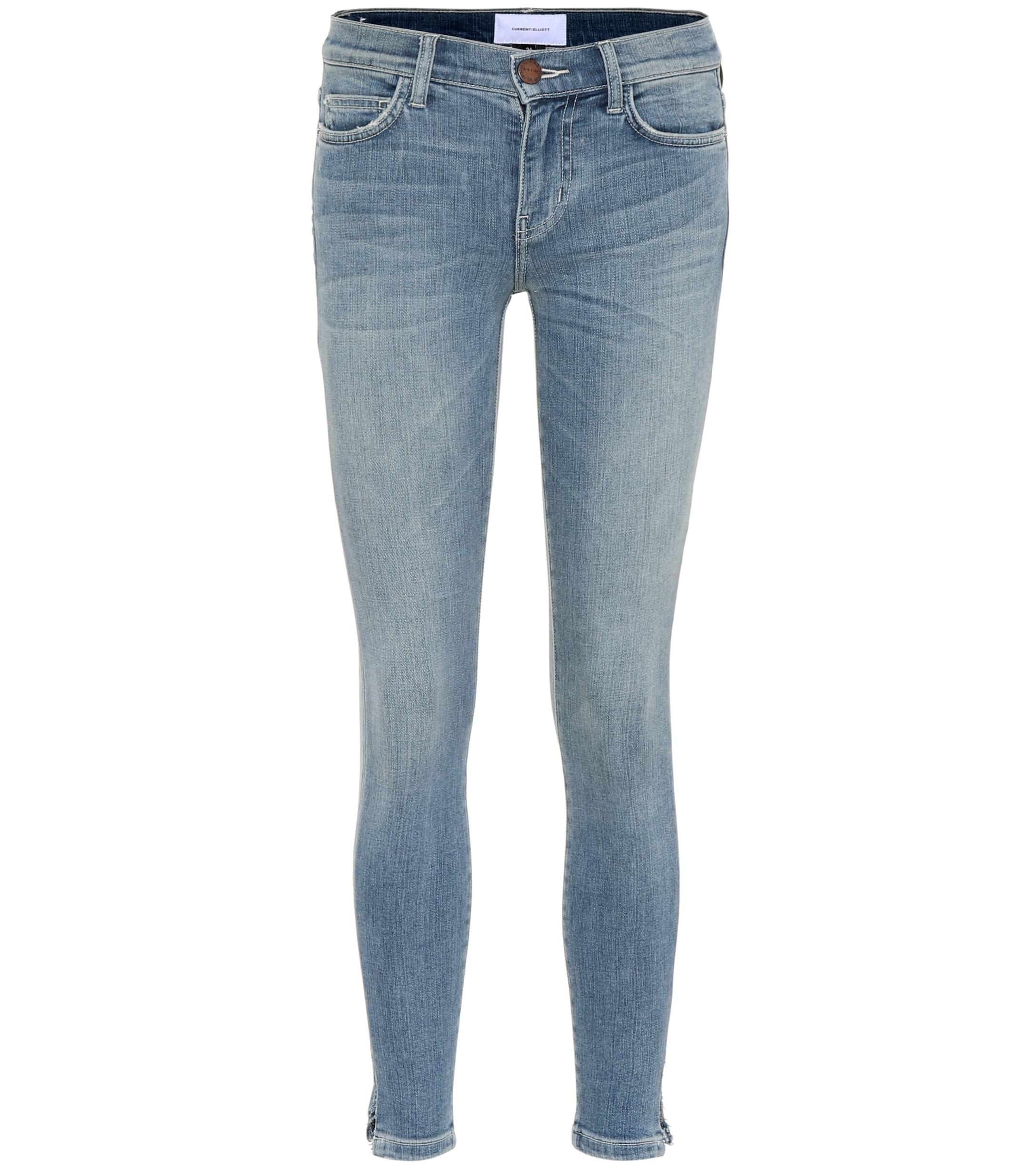 Current/Elliott Denim The Stiletto Skinny Jeans in Blue - Lyst