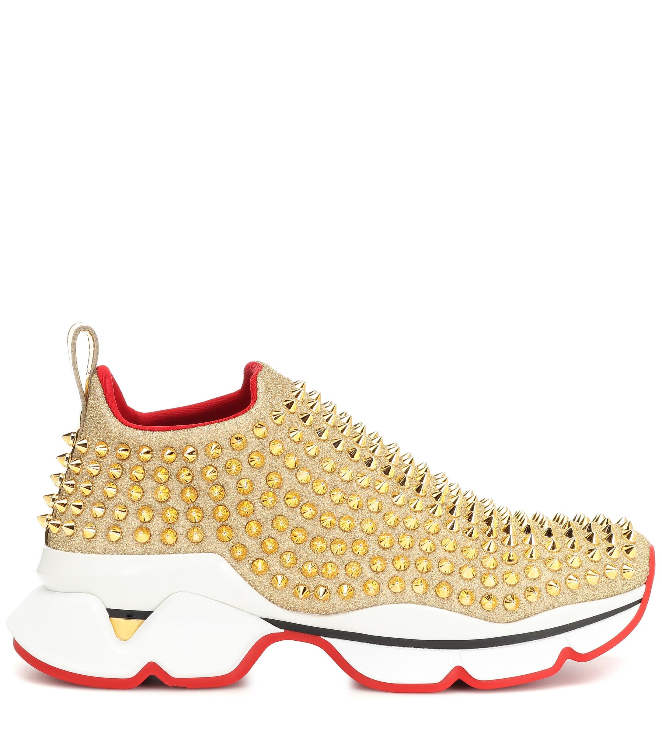 basket louboutin rouge