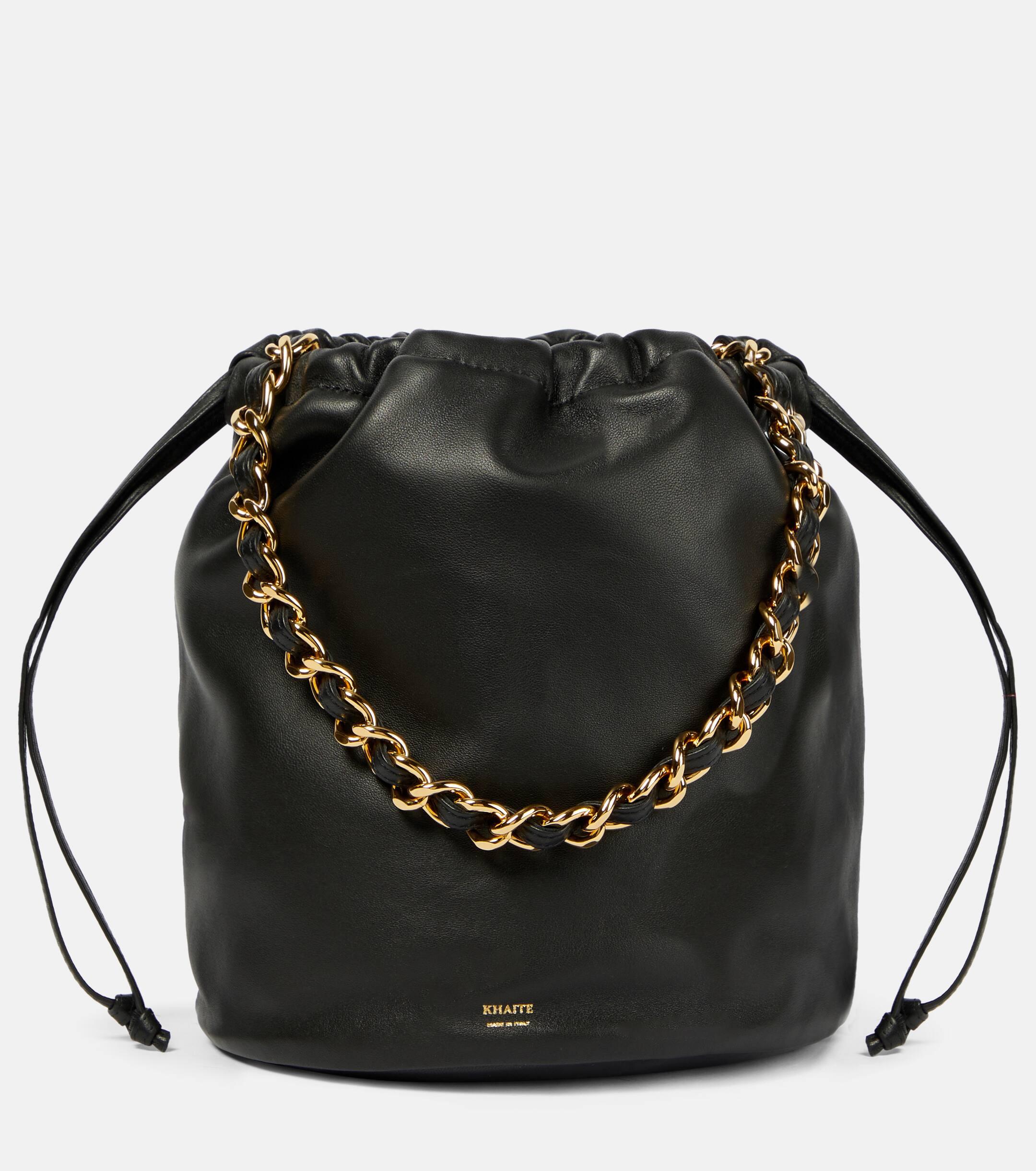 Designer black 2024 bucket bag
