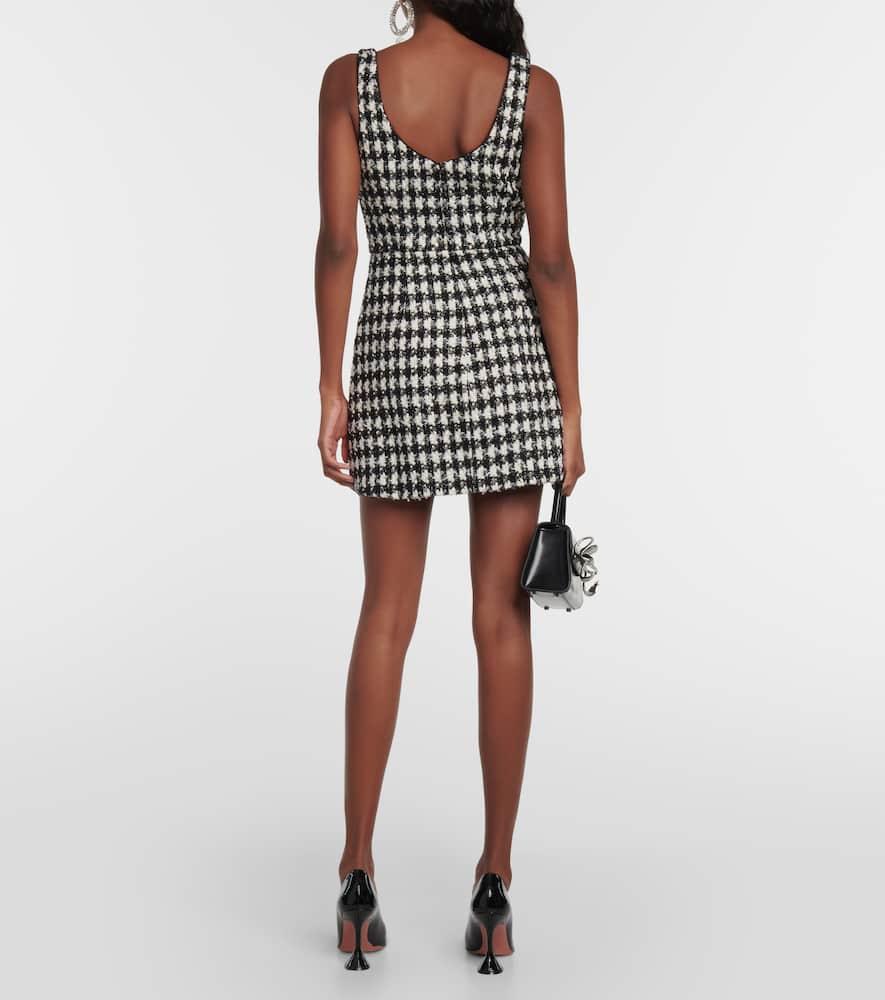 self portrait houndstooth mini dress Check Blazer Mini Dress  self-portrait-US