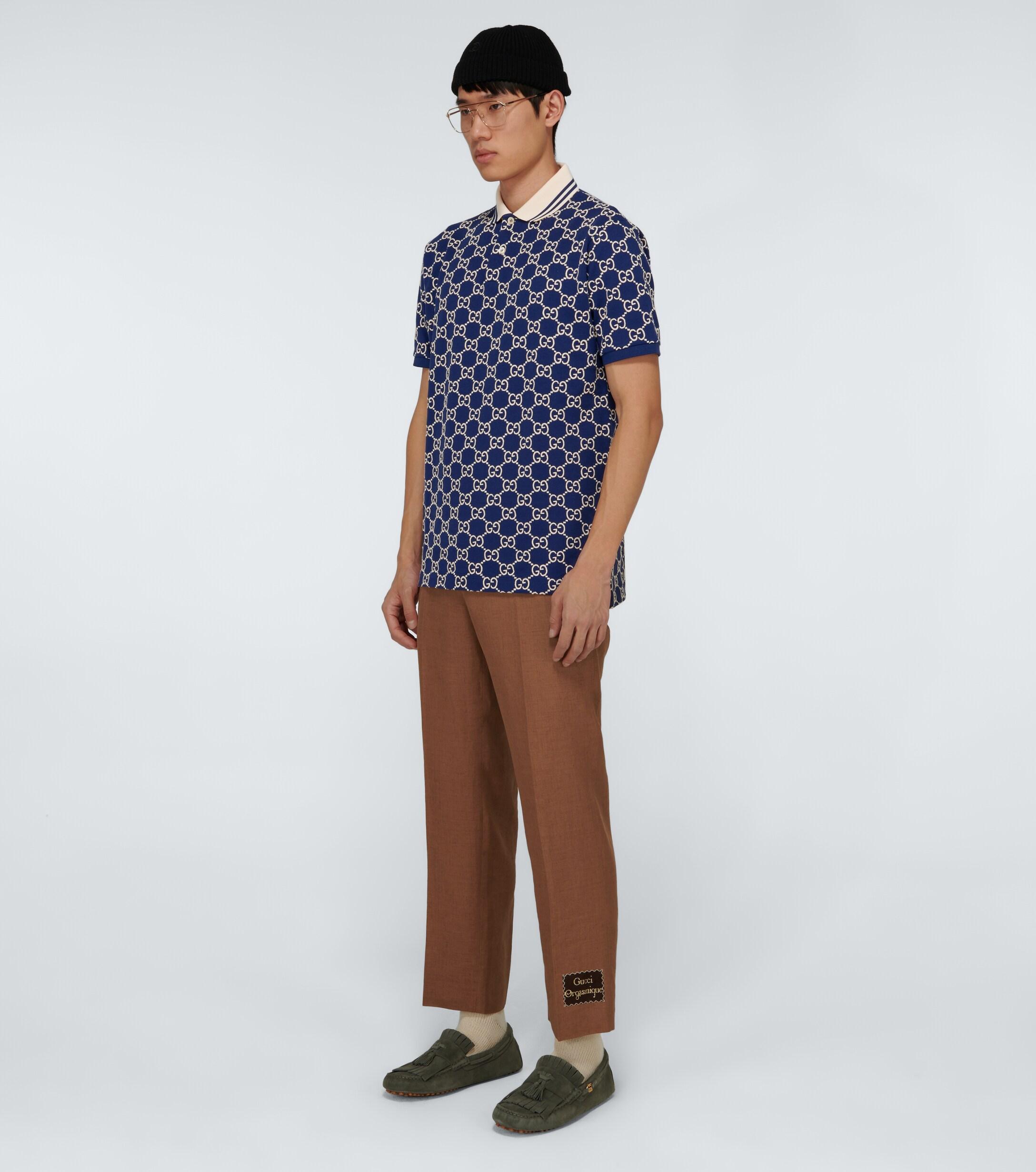 gucci monogram polo