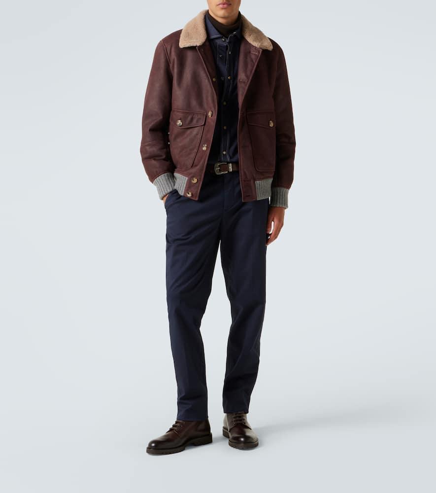 【ブルネロクチネリ】 Jackets - Leather Jackets ジャケット Brunello Cucinelli Leather jackets for Men | Online Sale up