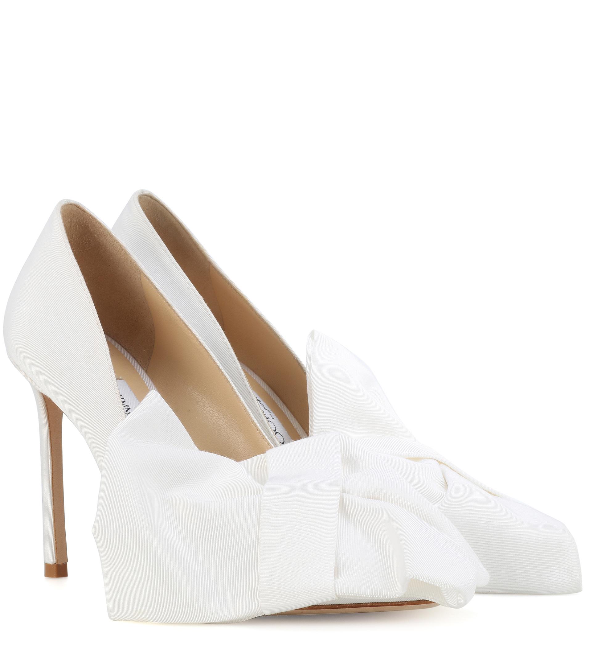 Jimmy Choo X Off-white Mary Bow 100 Pumps - Lyst