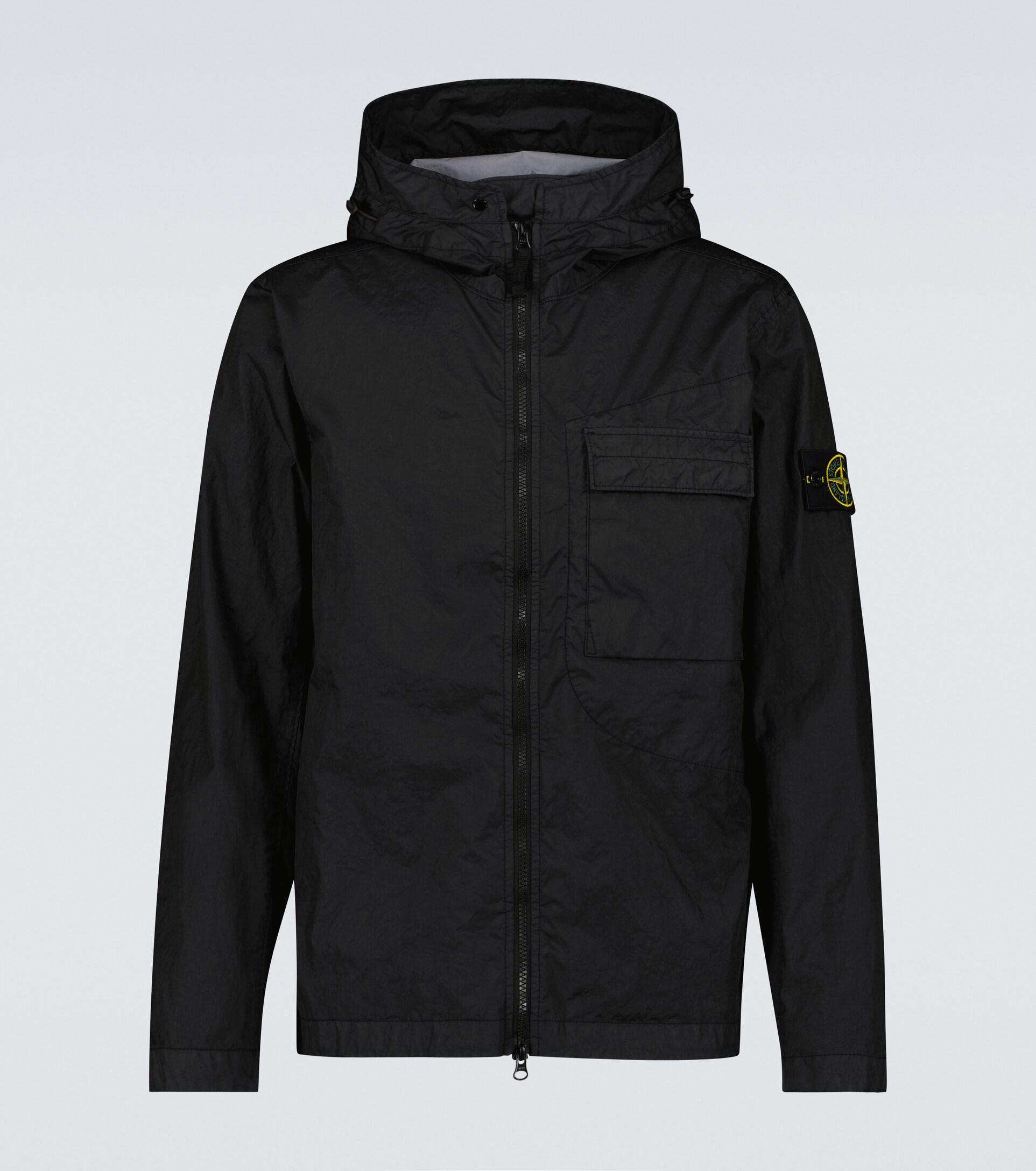 Stone Island Membrana 3l Tc Jacket in Black for Men | Lyst