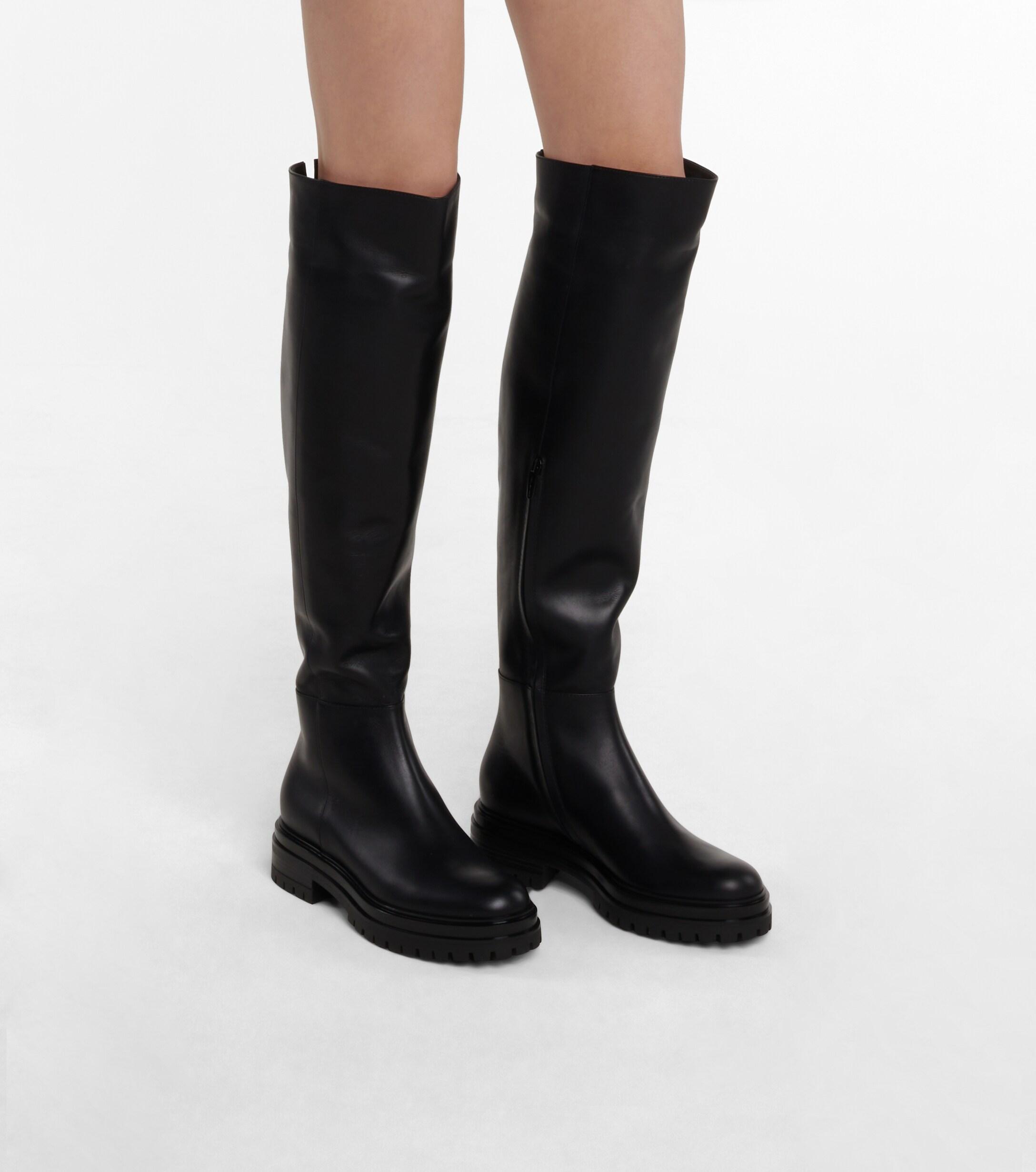 Gianvito Rossi Quinn Leather Over-the 