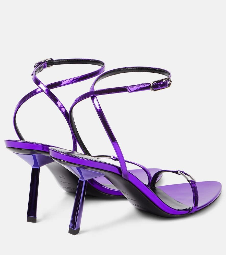 サンダル・ミュール SAINT LAURENT Saint Laurent Sandals Women Satin Violet/Plum SAINT LAURENT SANDALS BALIQUA PURPLE – PIU 144