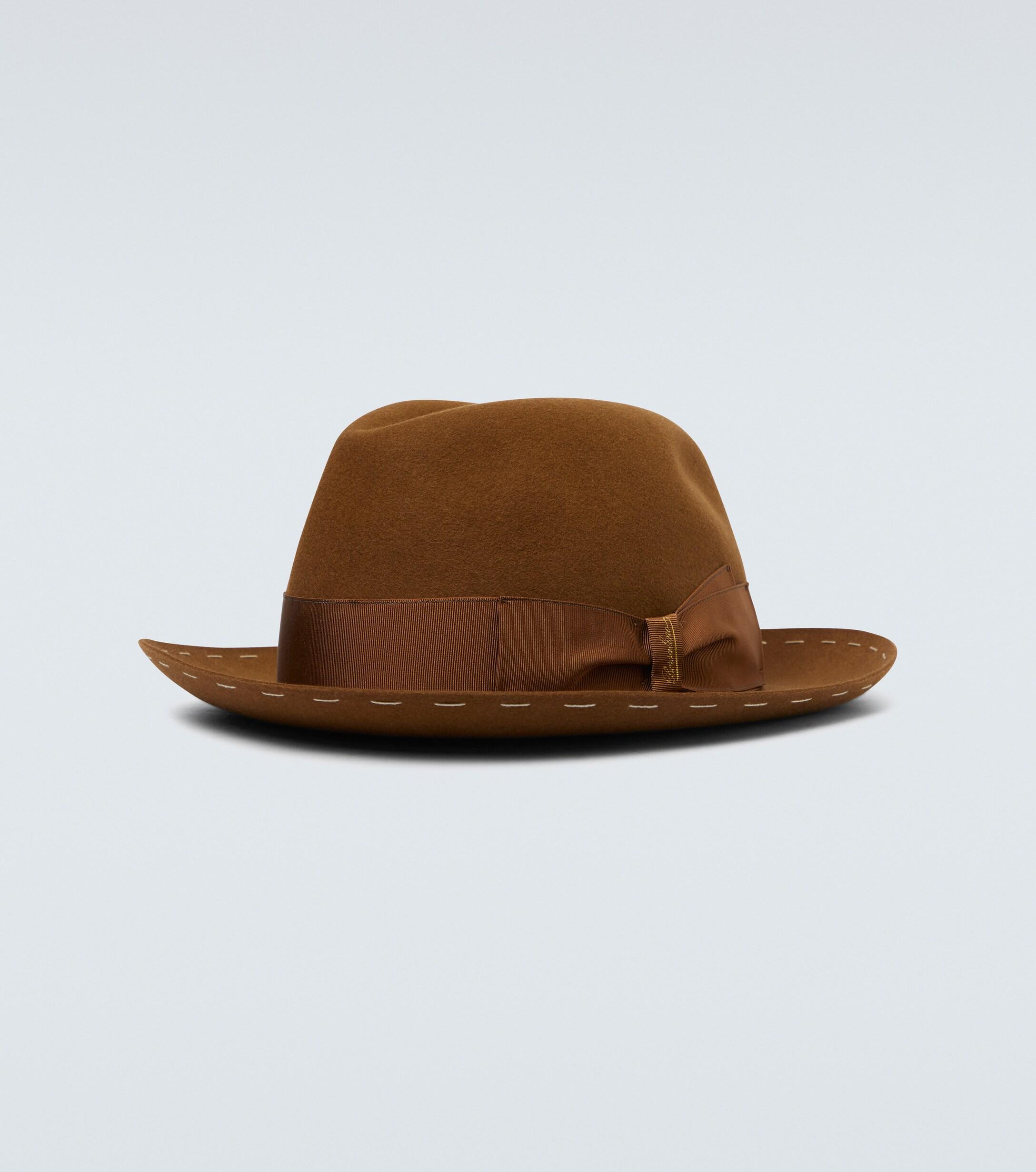 Borsalino Decor Band Fedora Hat in 