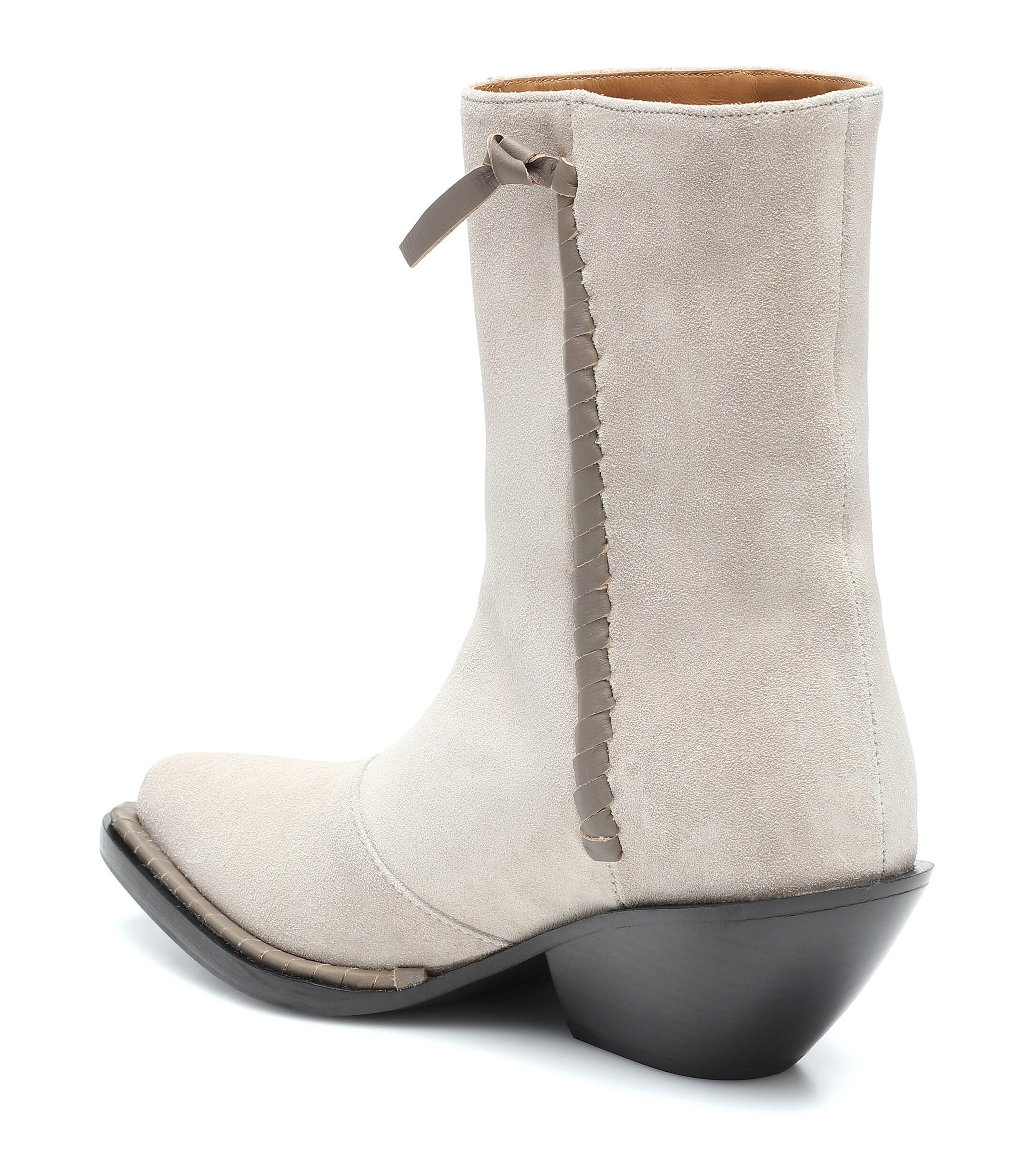 acne studios suede boots