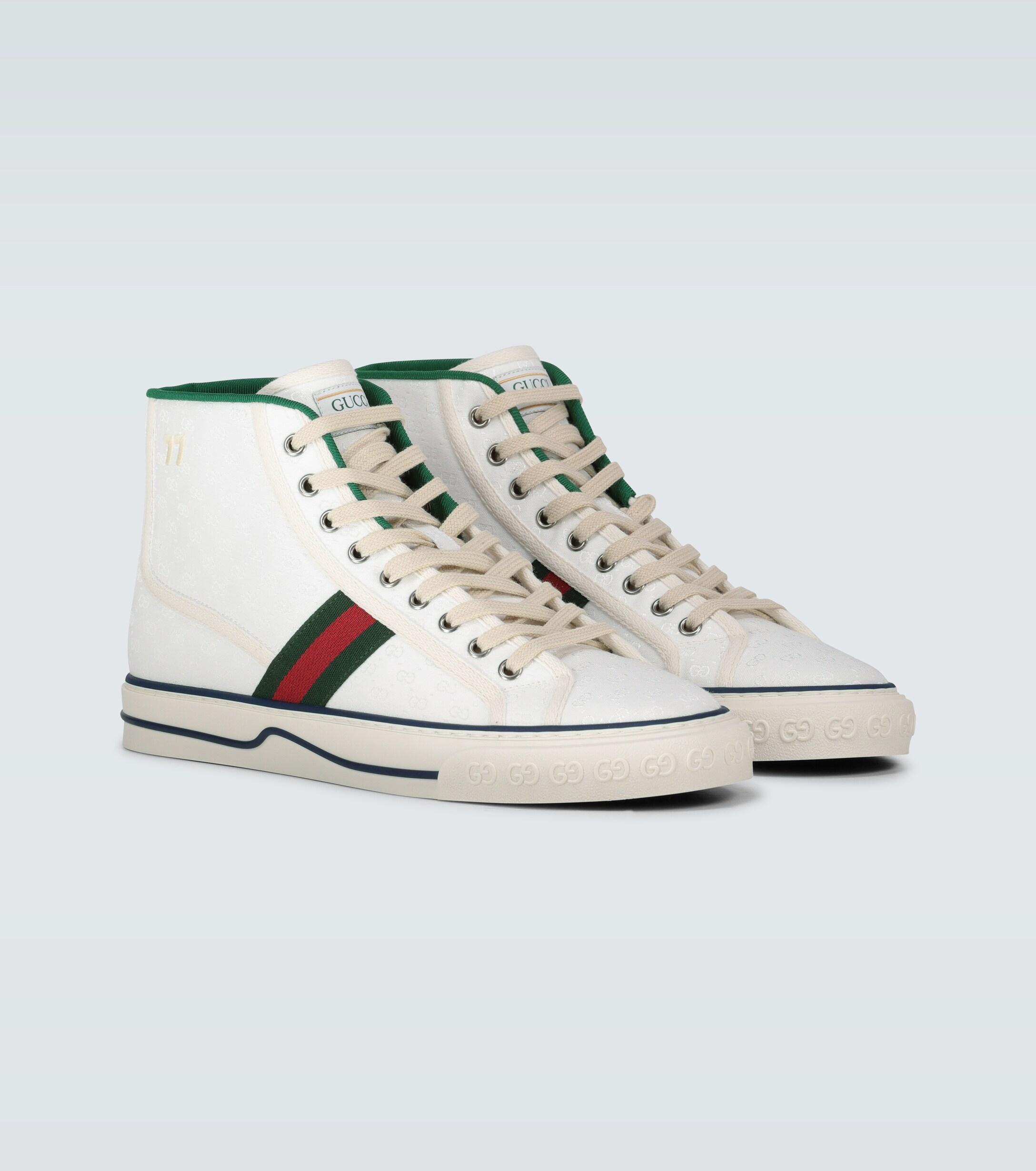 Gucci Tennis 1977 High Top Sneaker in White for Men | Lyst