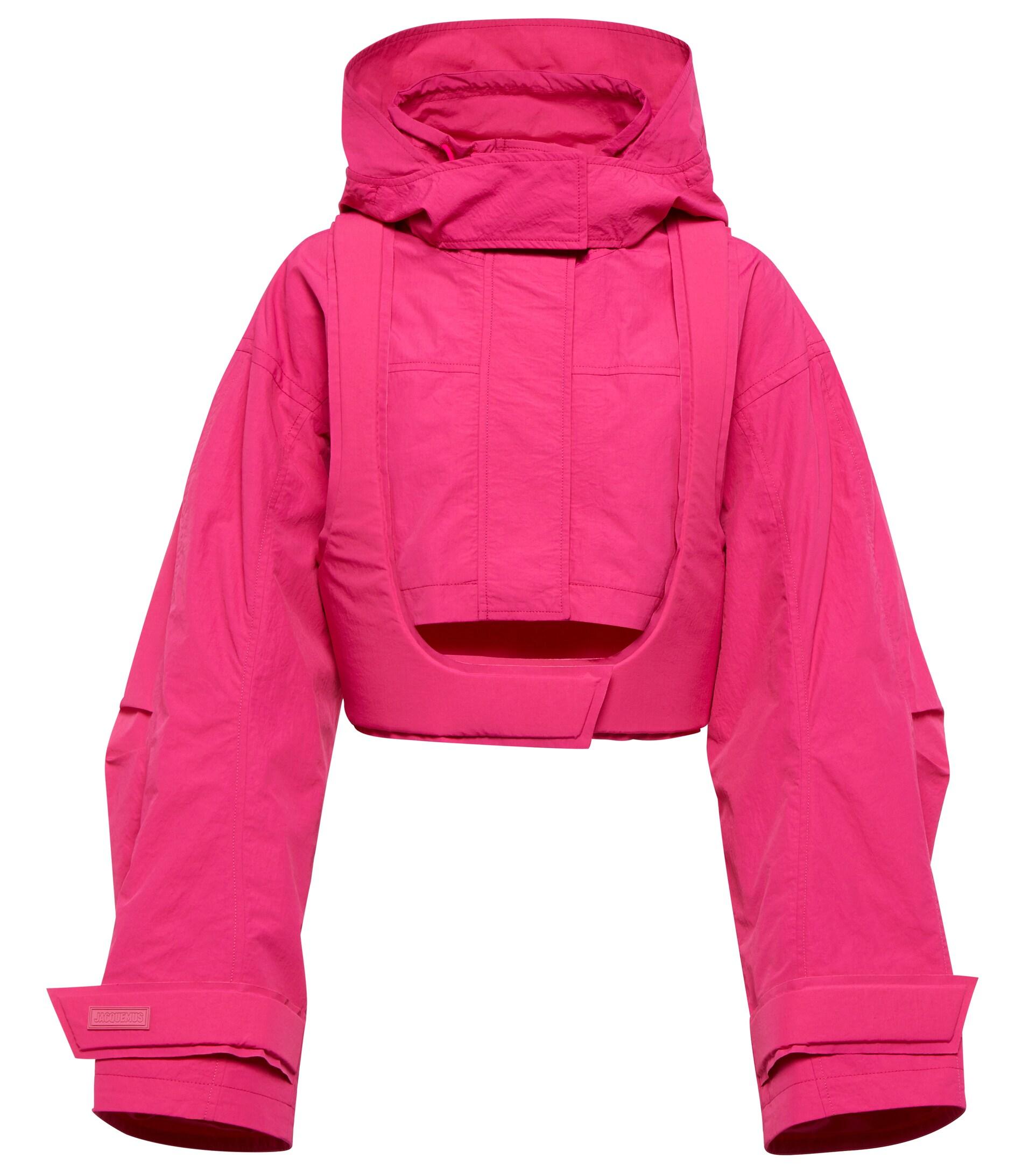Jacquemus La Parka Fresa Cropped Puffer Jacket in Pink | Lyst