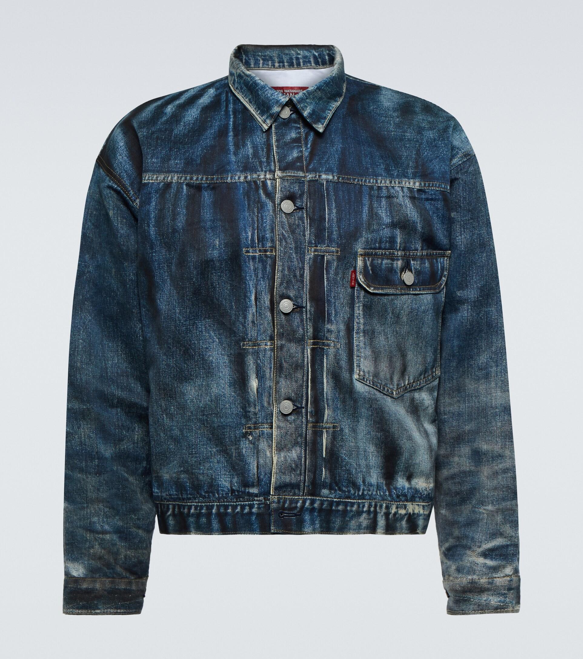 Junya Watanabe X Berberjin Levi's Denim Jacket in Blue for Men | Lyst