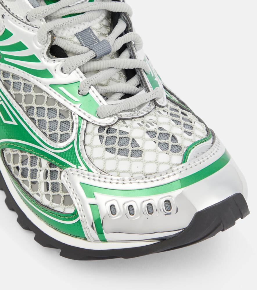 Bottega Veneta Orbit Mesh Running Shoes in Green Lyst