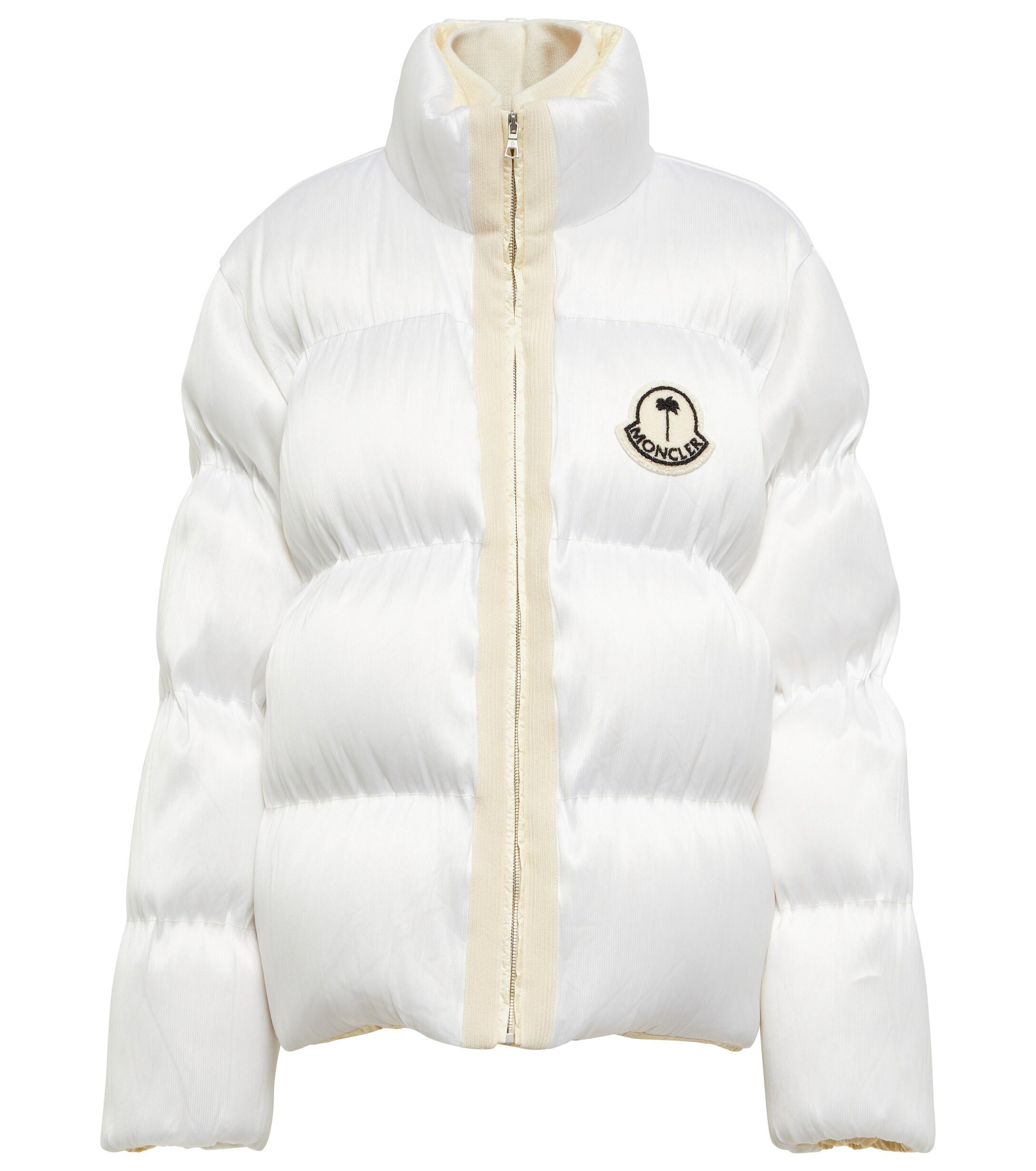 Moncler Maya 70 By Palm Angels Down Jacket in White | Lyst Australia
