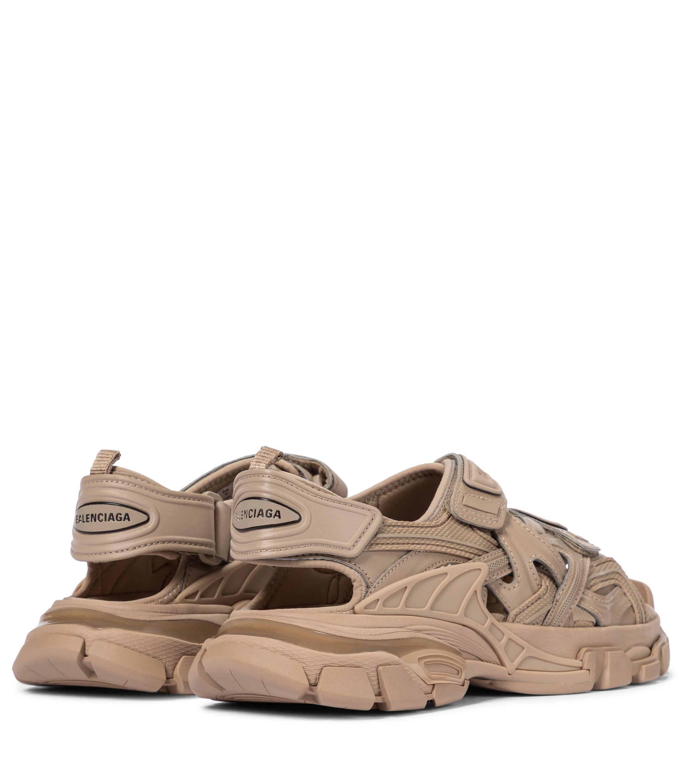 Balenciaga Track Sandals in Beige (Natural) - Save 20% | Lyst