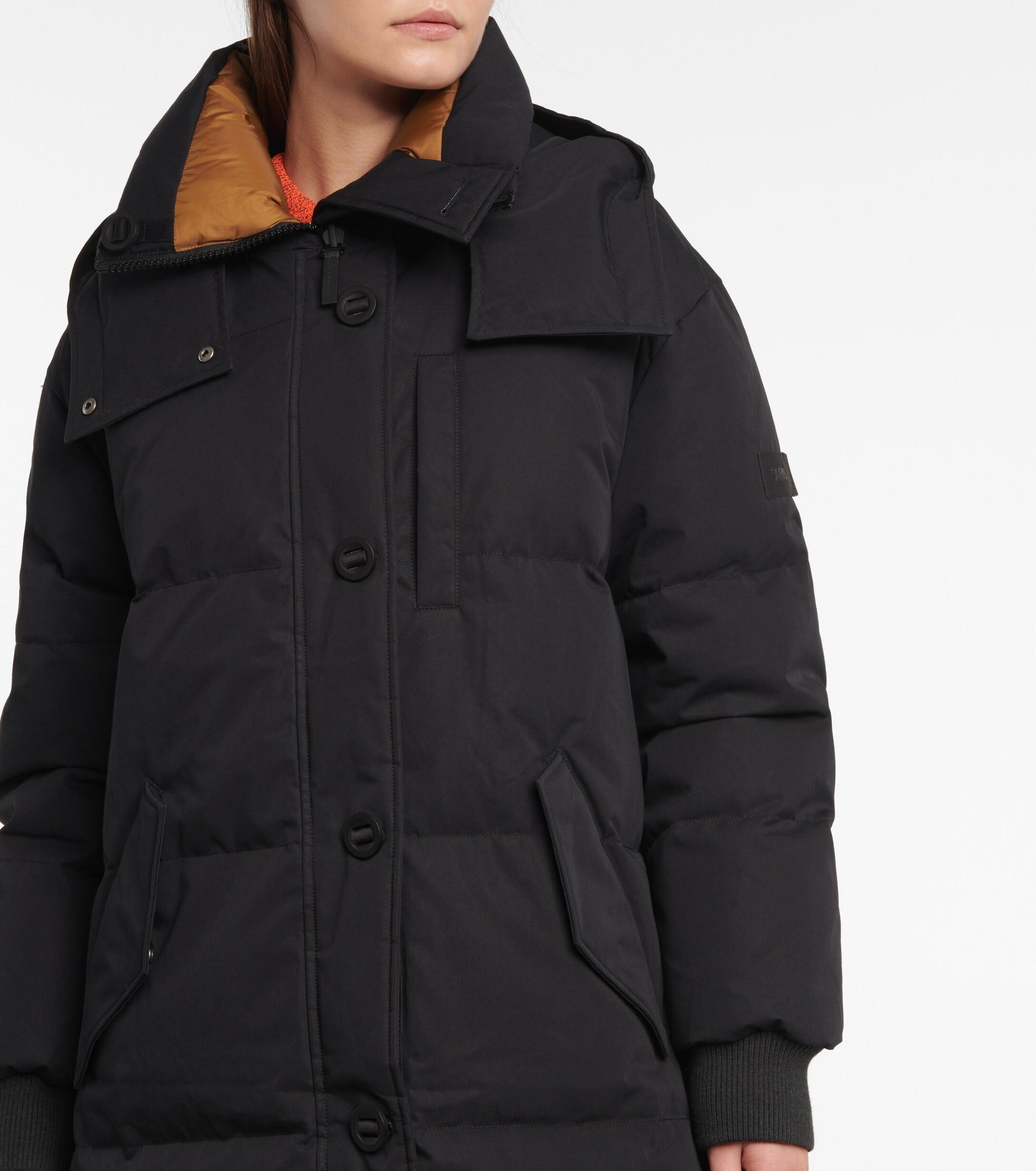 Yves Salomon Army Reversible Down Coat in Black | Lyst