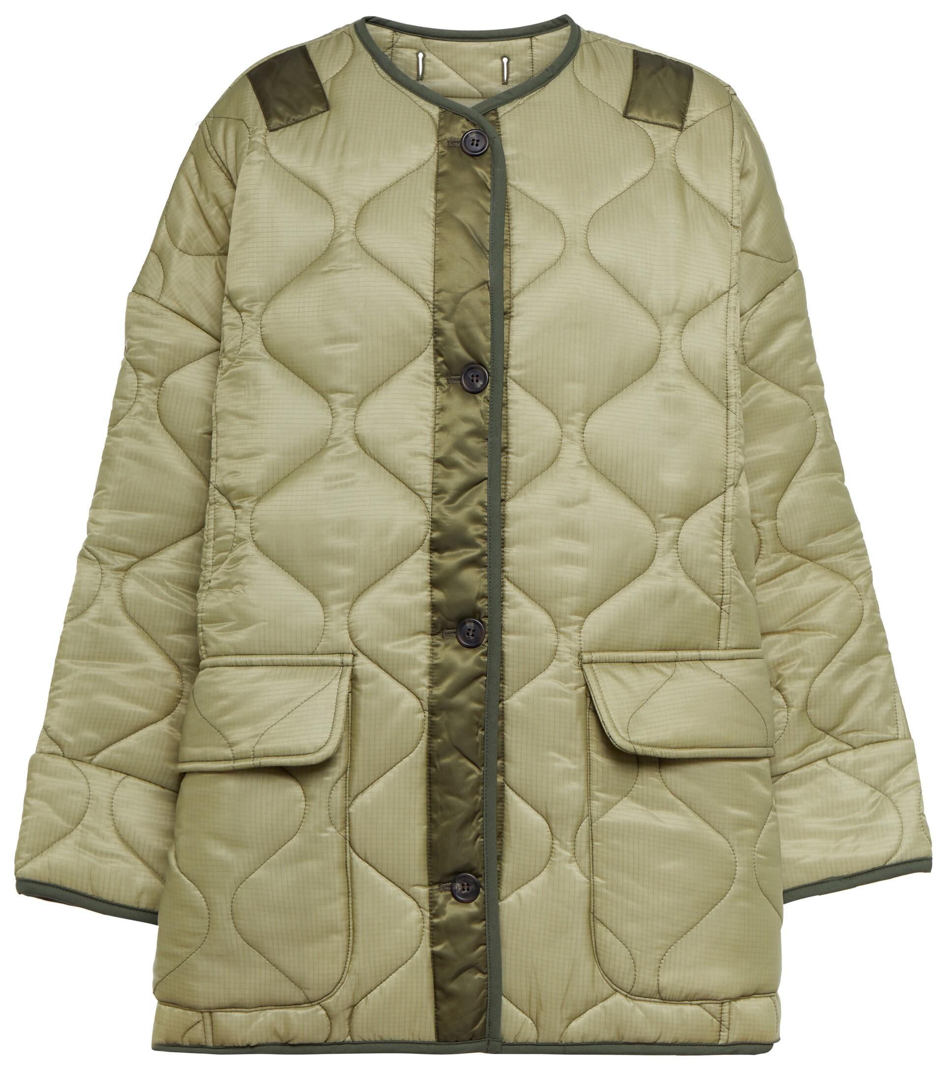 Frankie Shop Teddy Oversized Quilted Jacket in Green Lyst