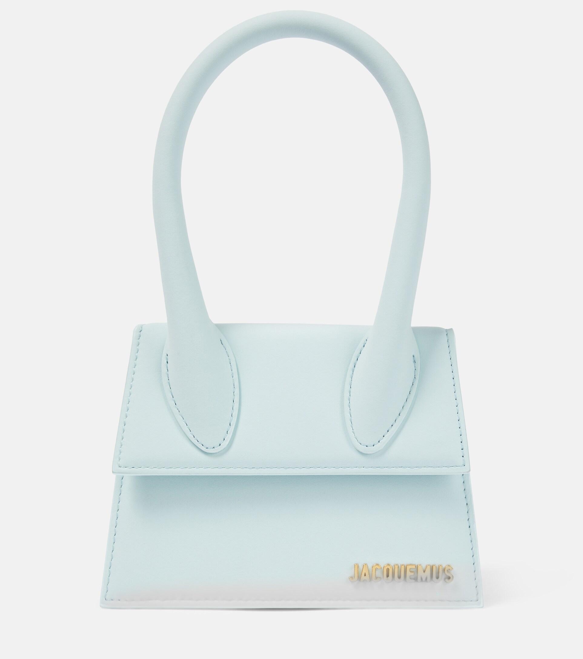 Jacquemus Le Chiquito Leather Tote in Blue | Lyst