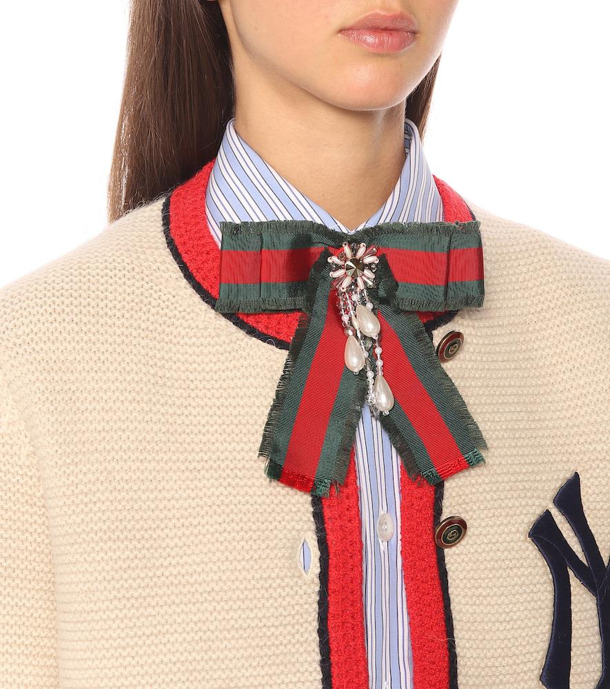 Spille Gucci in Tela Verde - 22193487