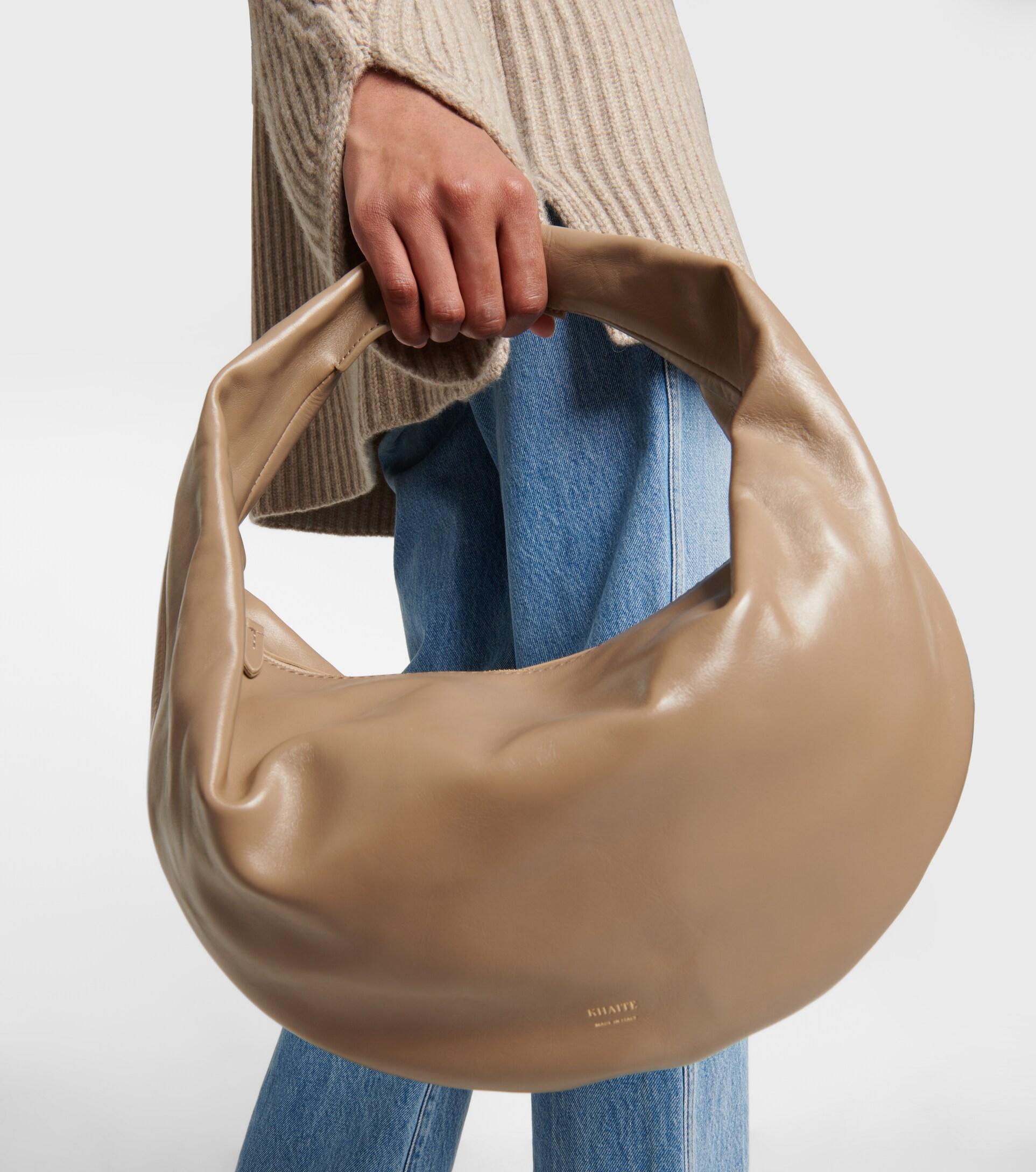Riser Slouchy Leather Crossbody Bag