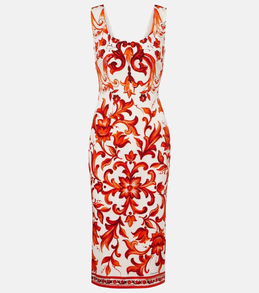 red midi summer dress Belle & Bloom Summer Storm Midi Dress - Red - Red