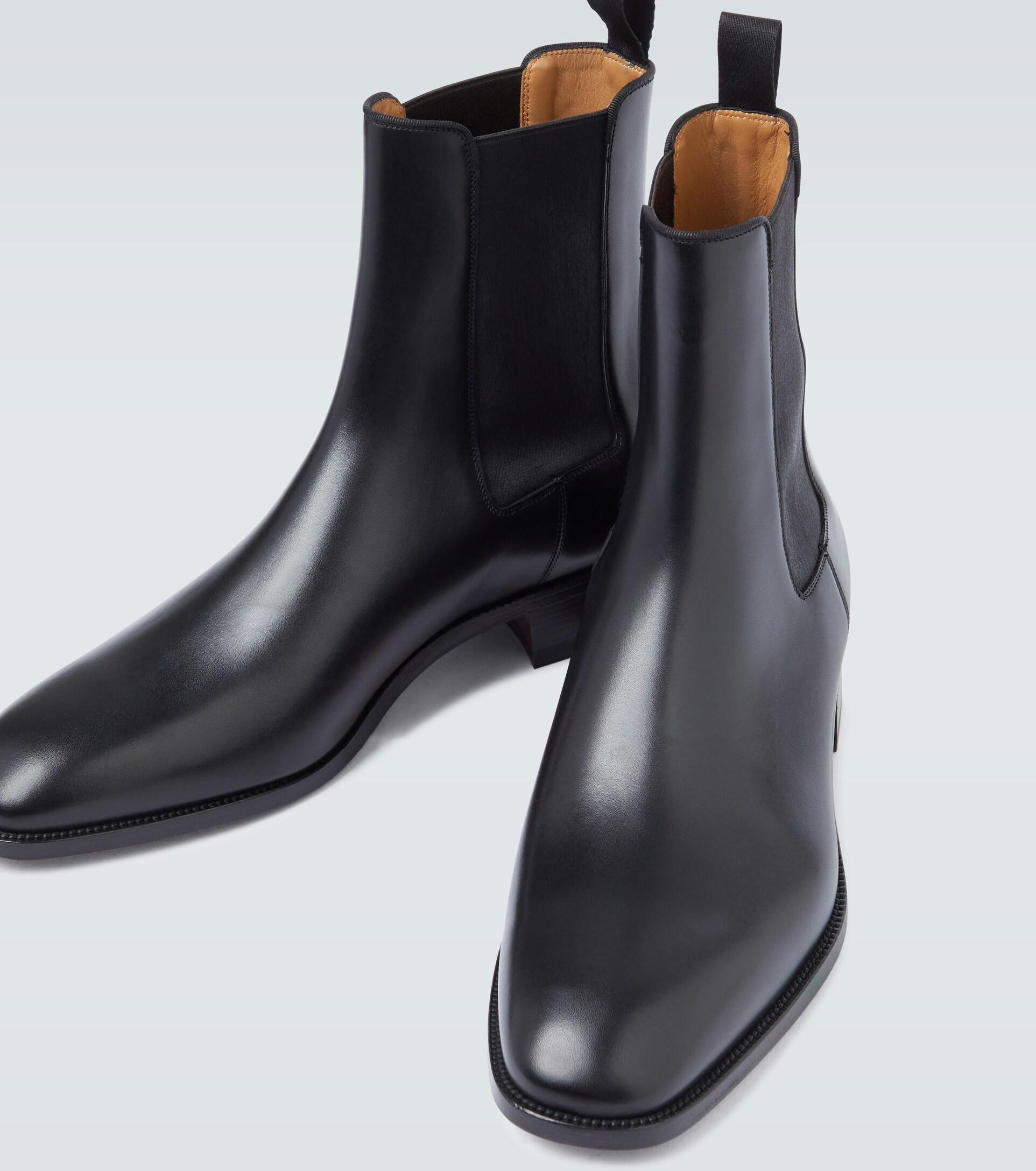 Christian Louboutin Samson Ankle Boots in Black for Men