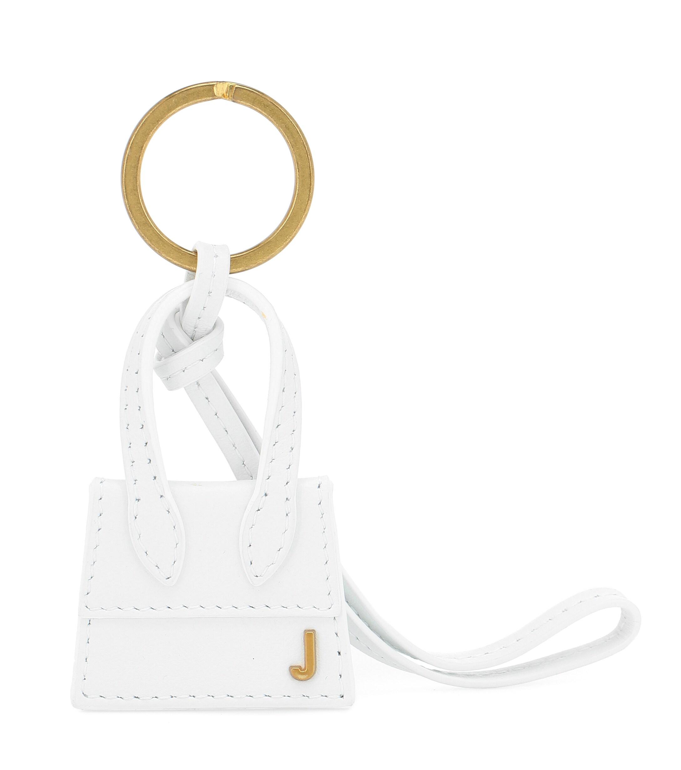 Jacquemus Le Porte Clés Chiquito Leather Keyring in White | Lyst UK
