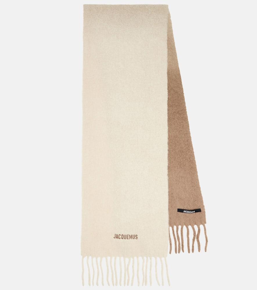 Jacquemus L'Echarpe Moisson Alpaca-Blend Scarf in Natural | Lyst