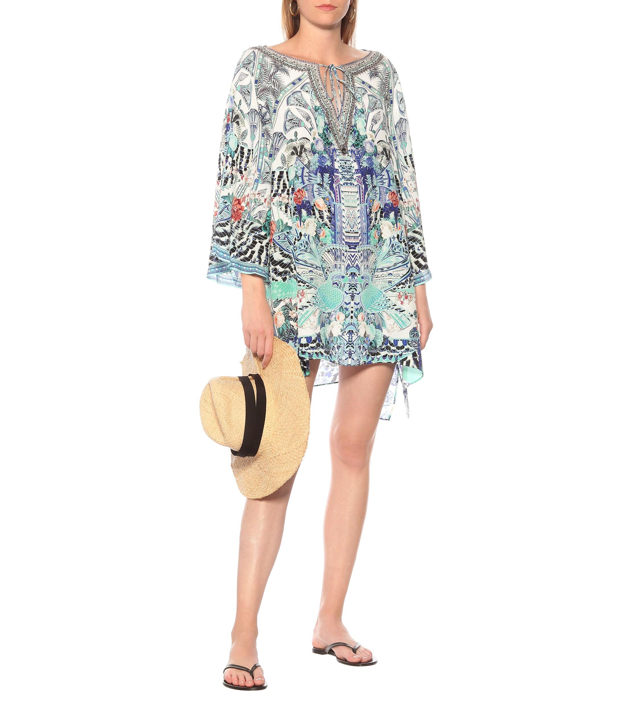 camilla kaftan blue