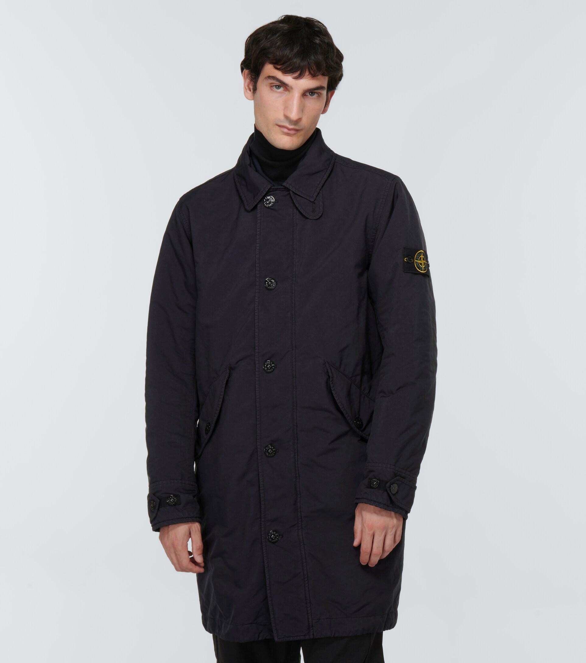 Stone Island David-tc Padded Coat in Blue for Men | Lyst